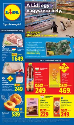 Lidl akciós újság - amely érvényes a következő dátumtól: 2026.08.27.