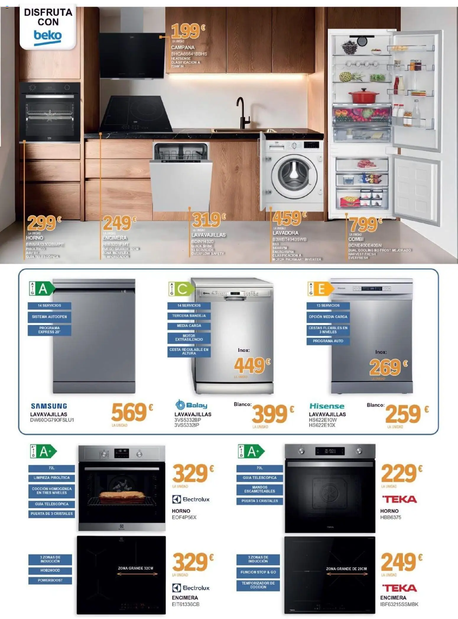 E.Leclerc Valdemoro │ válido desde el 01/09/2026 | Página: 4 | Productos: Lavadora, Horno, Combi, Bandeja