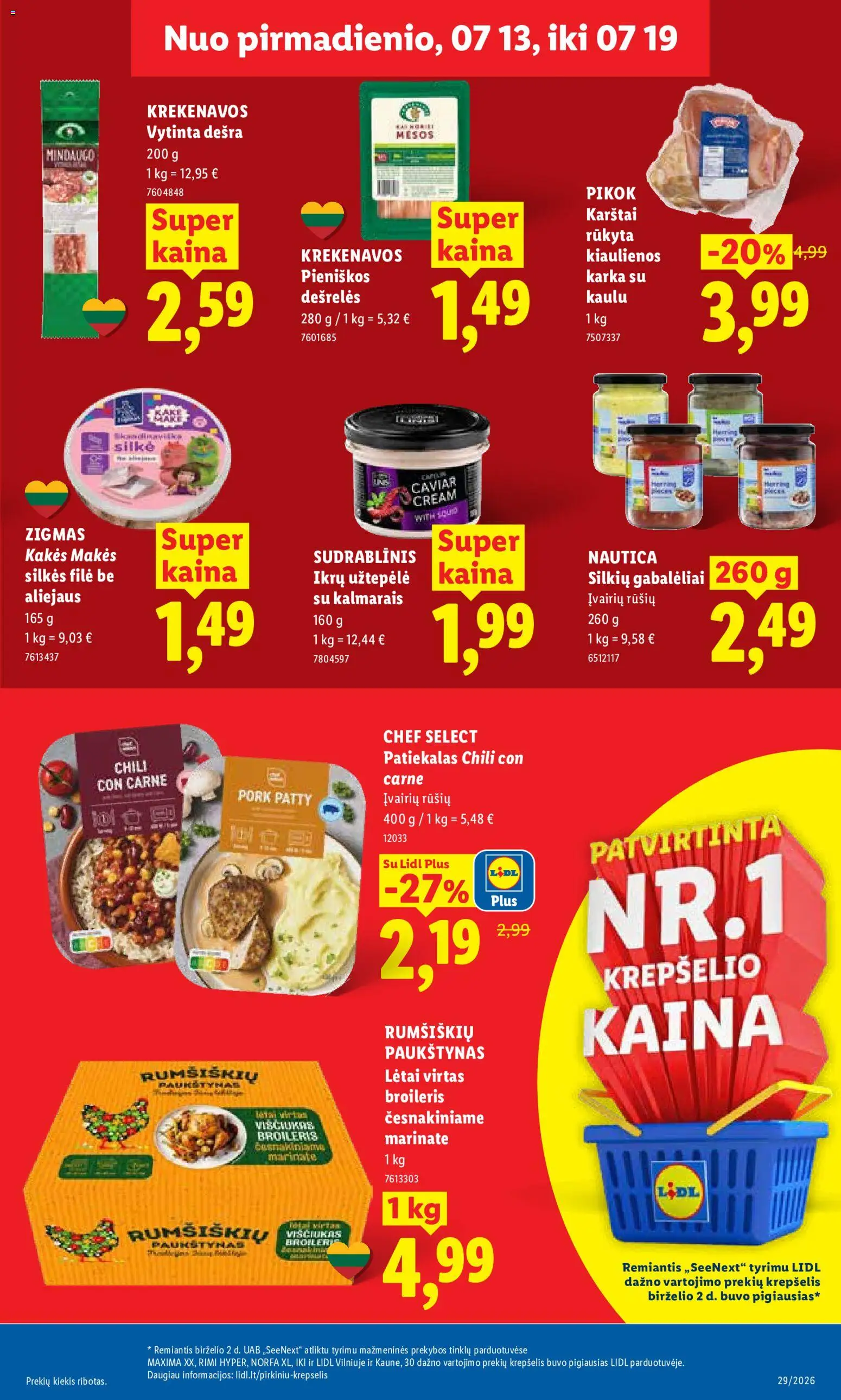 LIDL akcijos nuo 2026.07.13 | Puslapis: 19 | Prekių: Kukurūzai, Majonezas, Padažas, Makaronai