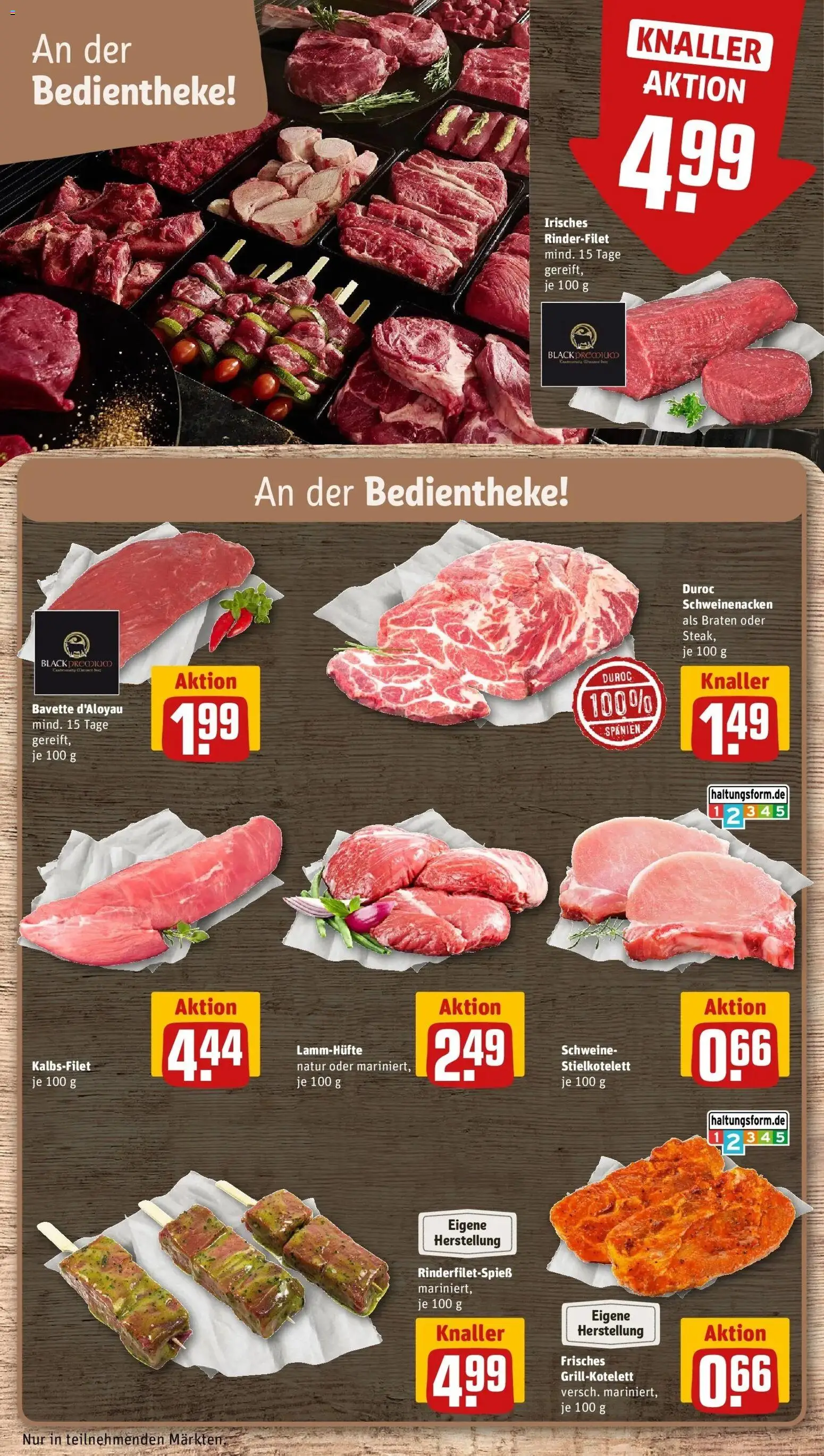 Rewe Prospekt Wismar / West	 – gültig ab 10.05.2026 | Seite: 12 | Produkte: Rinderfilet, Schweinenacken, Steak