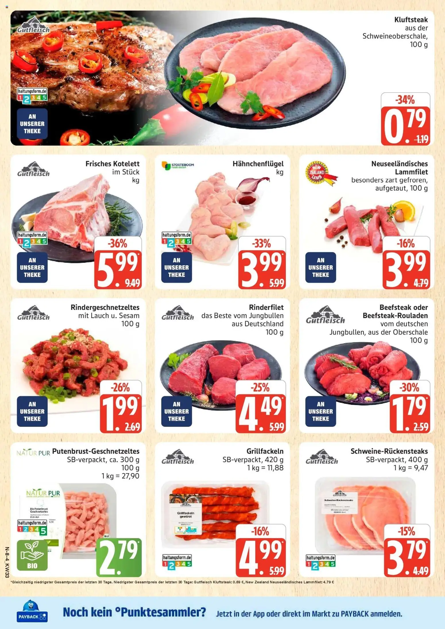 Marktkauf Prospekt Neuenkirchen (ab 10.08.2026) » Angebote online | Seite: 8 | Produkte: Putenbrust, Theke, Rinderfilet, Lauch