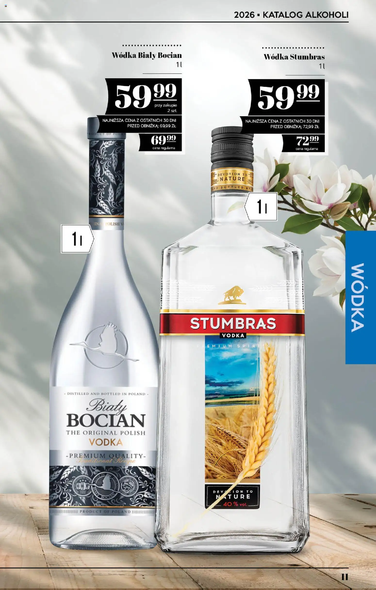 POLOmarket katalog - Alkoholi od 07.05.2026 | Strona: 11 | Produkty: Wódka Stumbras, Vodka, Wódka