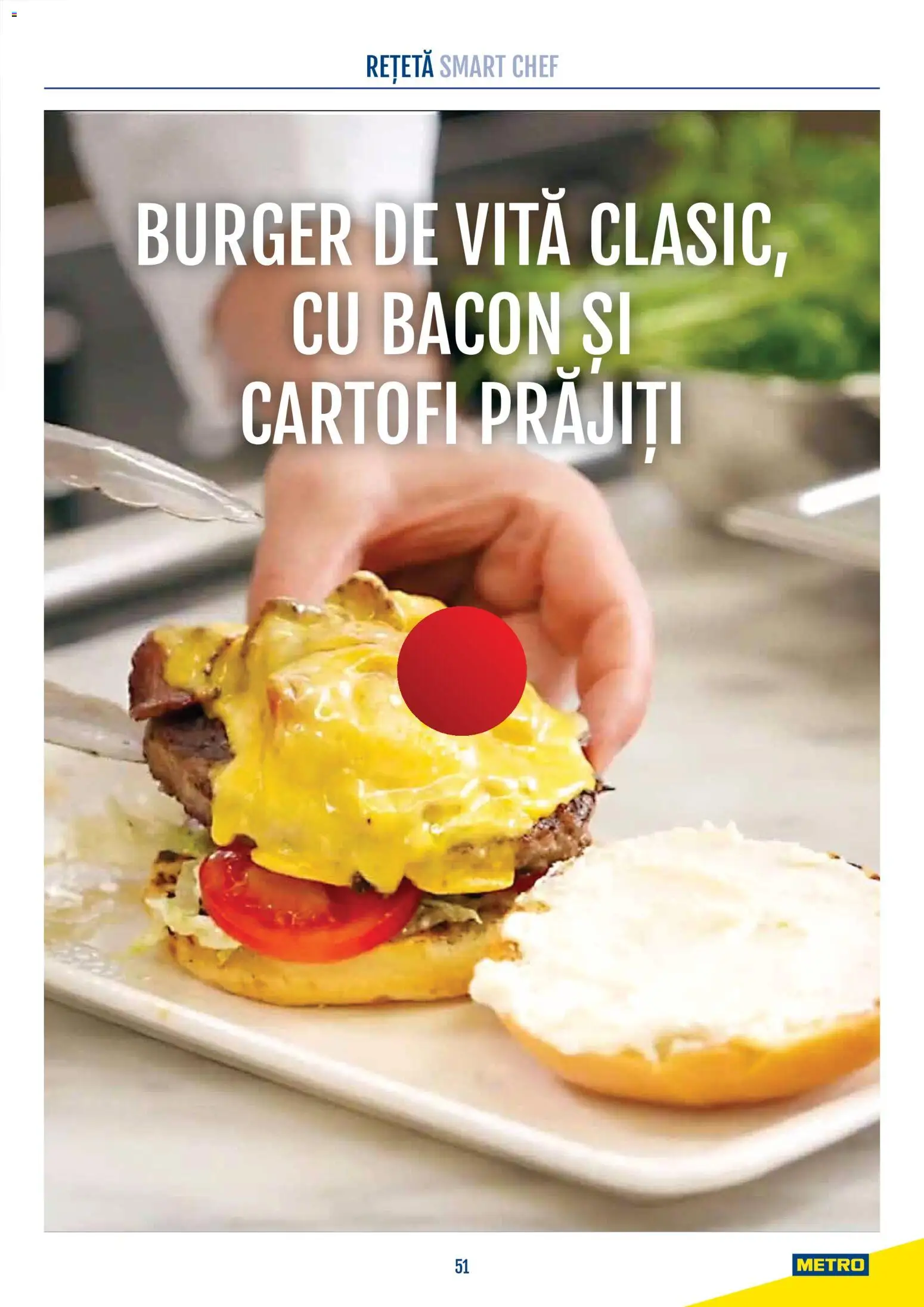 Noul catalog Metro – valabil de la 21.04.2026 | Pagină: 51 | Produse: Bacon, Burger, Cartofi
