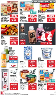 Kaufland Prospekt Haßloch ab 05.10.2026 gültig | Seite: 55 | Produkte: Fisch, Lachs, Kondensmilch, Pizza