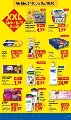 MILRAM Frühlingsquark, Gekühlt. Je 379 g 1 kg = 5.25 ab 05.10.2026 gültig | Seite: 19 | Produkte: Essig, Dusche, Shower Gel, Whiskas