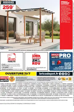 Brico Dépôt - Prévisualisation de Brico Dépôt catalogue valide à partir de 31/07/2026 | Page: 16 | Produits: Pergola