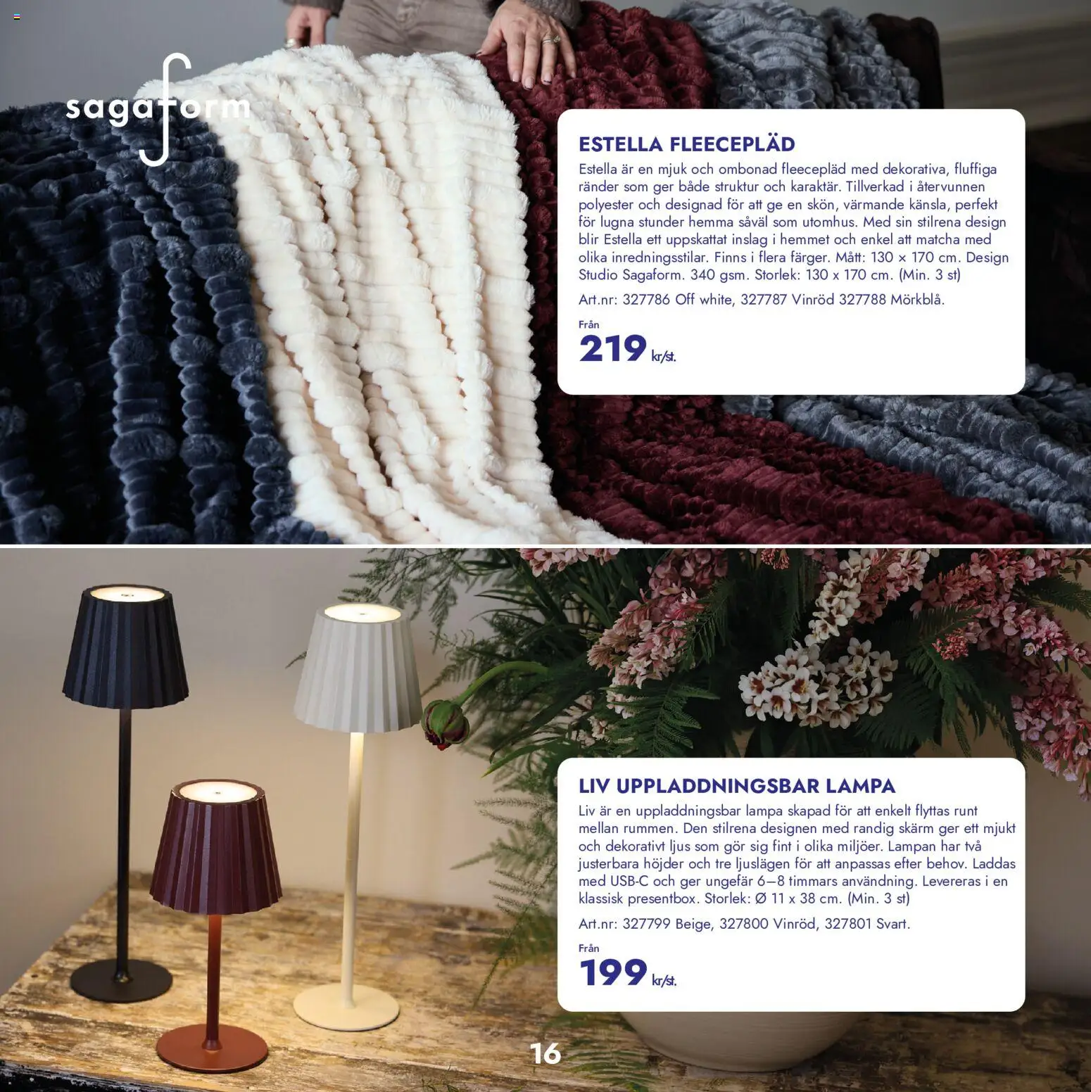 Lyreco reklamblad aktuell från 05/10/2026 | Sida: 16 | Produkter: Lampa, Matcha, Ljus
