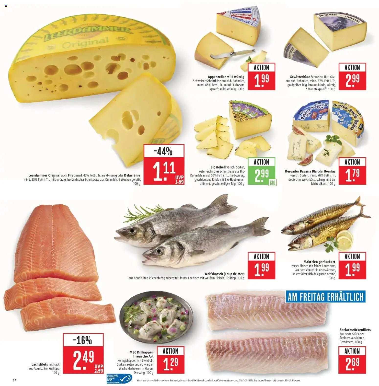 Marktkauf Prospekt Heidenheim – gültig ab 27.07.2026 | Seite: 8 | Produkte: Leerdammer, Meeresfrüchte, Fleisch