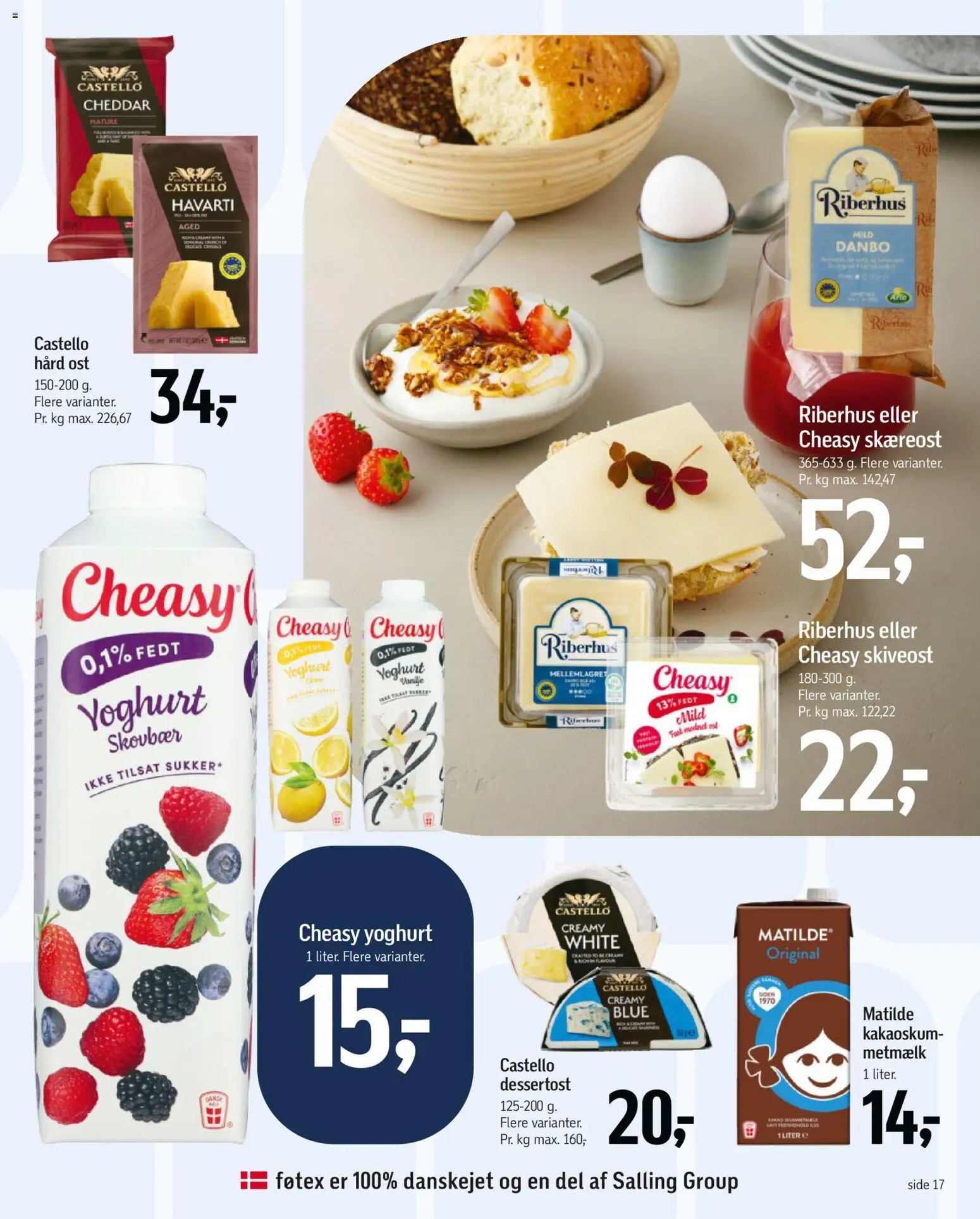 Føtex tilbudsavis – gyldig fra 17.04.2026 | Side: 29 | Produkter: Ost, Cheddar, Skiveost, Vanilje