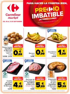 Vista previa Carrefour Market Precio Imbatible válido desde el 18/09/2026