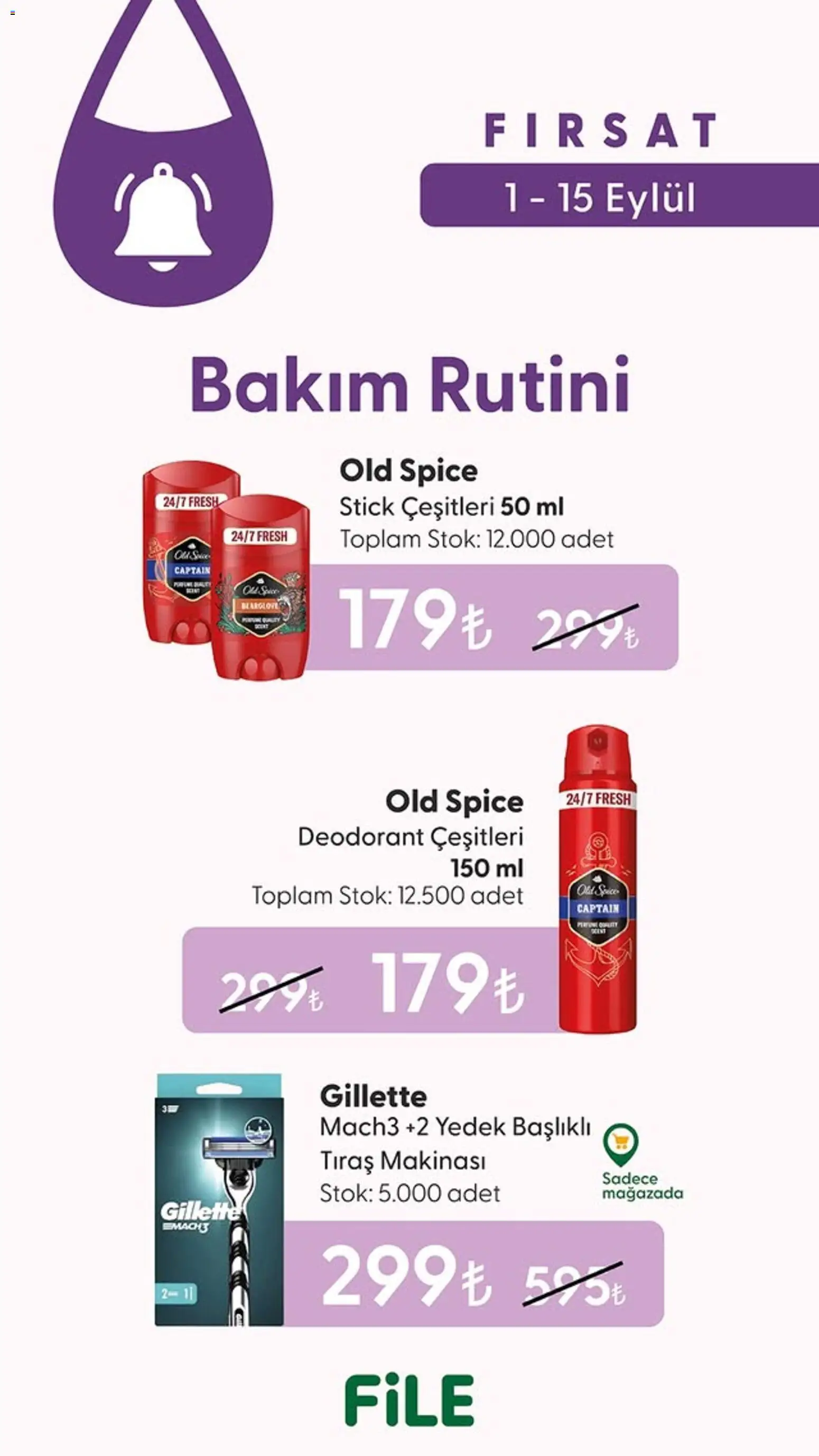 File Market İndirim - 01 Eylül 2026 tarihinden itibaren geçerlidir | Sayfa: 2 | Ürünler: Deodorant
