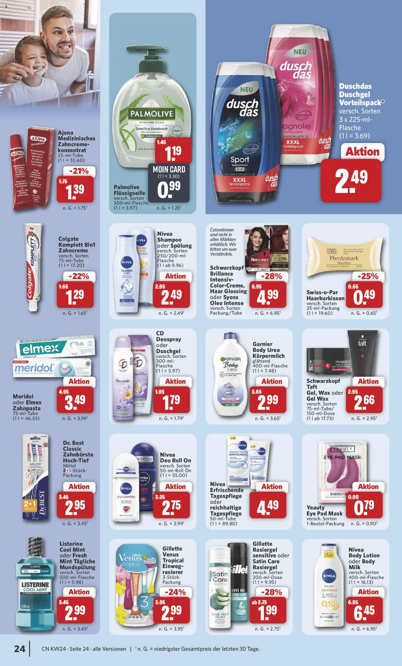 Combi Prospekt – gültig ab 08.06.2026 | Seite: 26 | Produkte: Shampoo, Duschdas, Deospray, Listerine