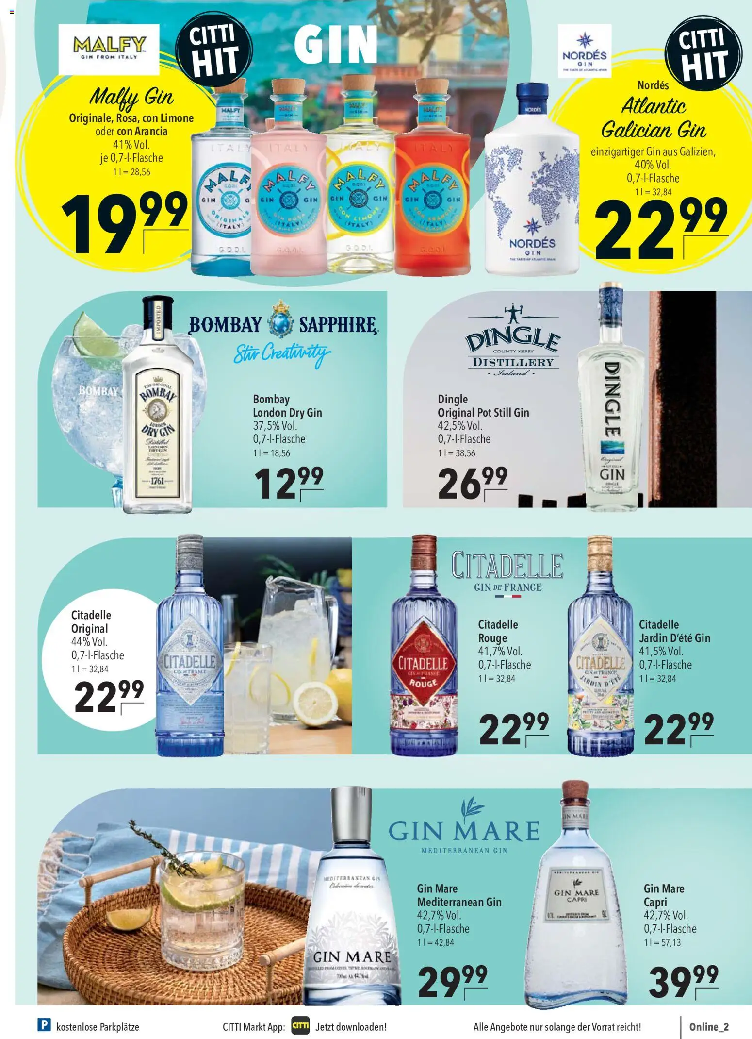 CITTI Markt Prospekt – gültig ab 02.09.2026 | Seite: 17 | Produkte: Rouge, Gin
