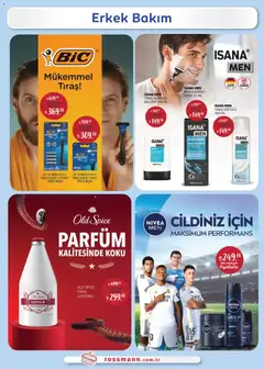30.04.2026 tarihinden itibaren geçerli olan Rossmann kataloğu önizlemesi | Sayfa: 28 | Ürünler: Krem, Tıraş köpüğü, Parfüm, Koku