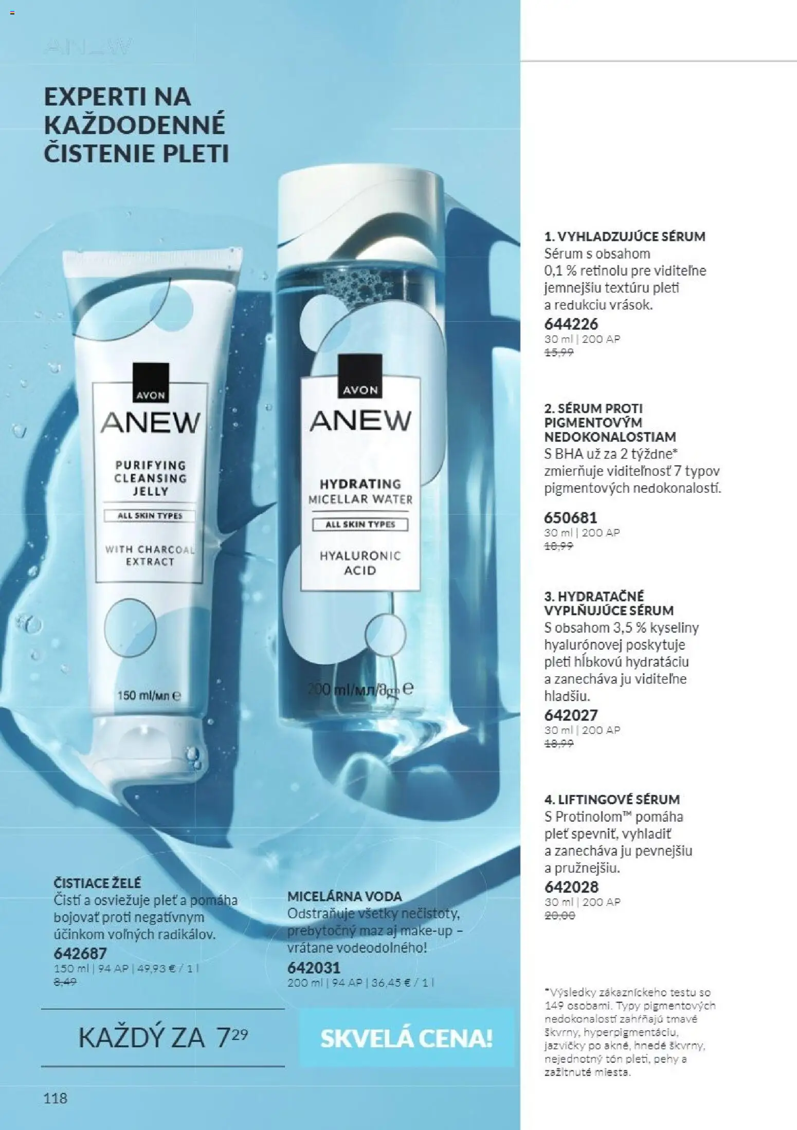 Nové Avon akcie – leták je platný od 01.10.2026 | Strana: 118 | Produkty: Voda