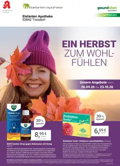 Angebote - Ihre Apotheke vor Ort: Jetzt alle Angebote auch online entdecken! ab 26.09.2026 gültig