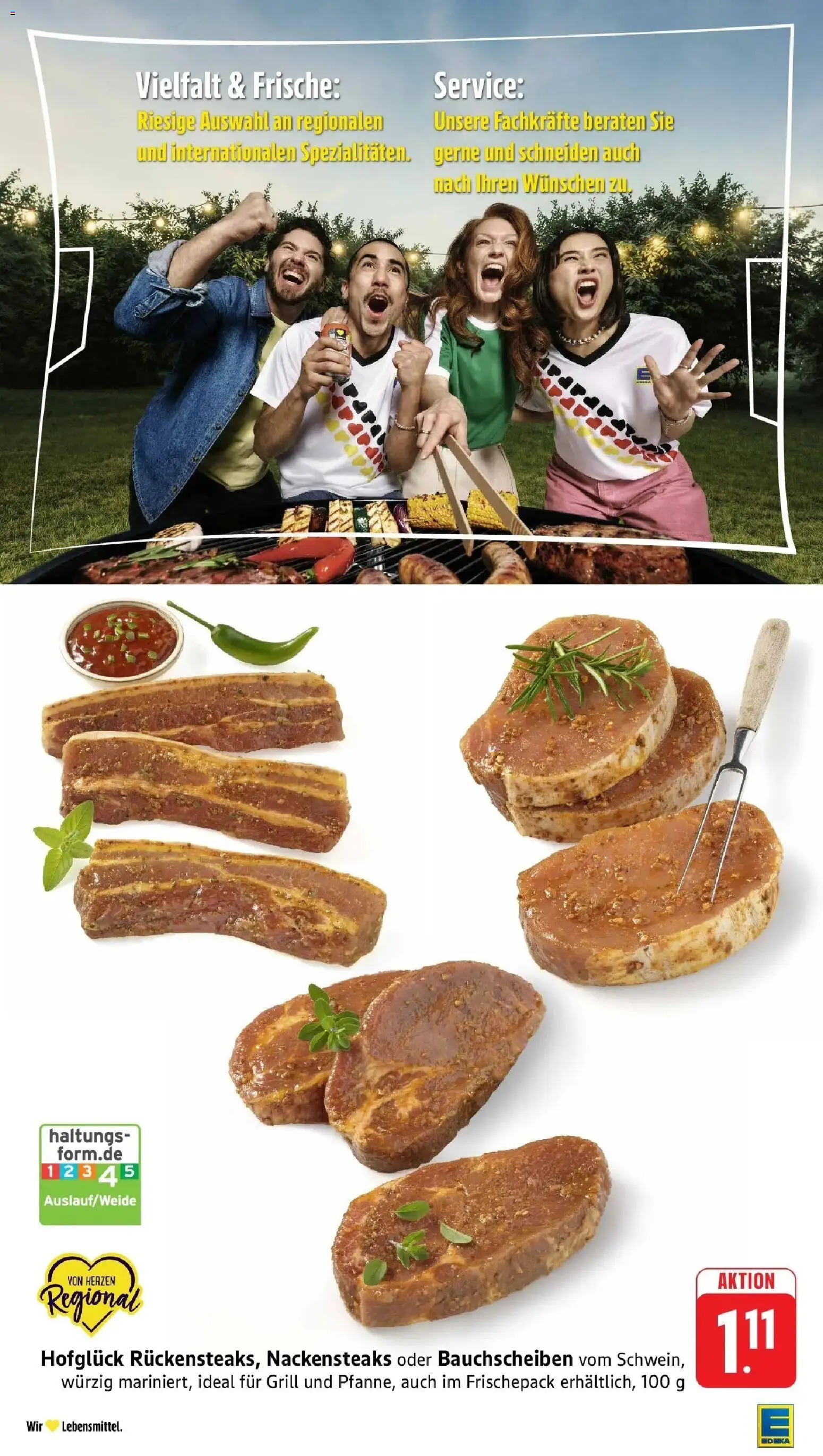 Edeka prospekt Karlsbad-Langensteinbach – gültig ab 29.06.2026 | Seite: 16 | Produkte: Nackensteaks, Grill