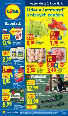 Lidl leták platný od 07.09.2026