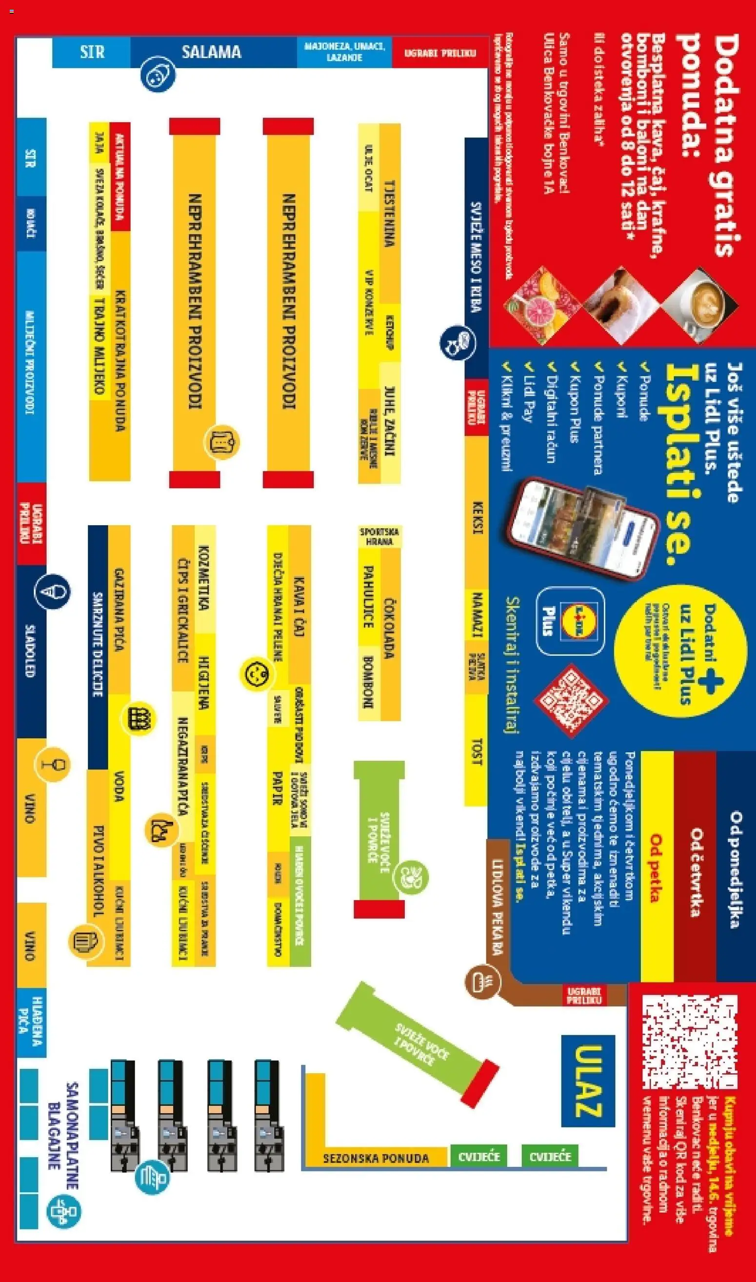 Lidl katalog | vrijedi od 10.06.2026 | Stranica: 8 | Proizvodi: Alkohol, Sir, Riba, Čaj