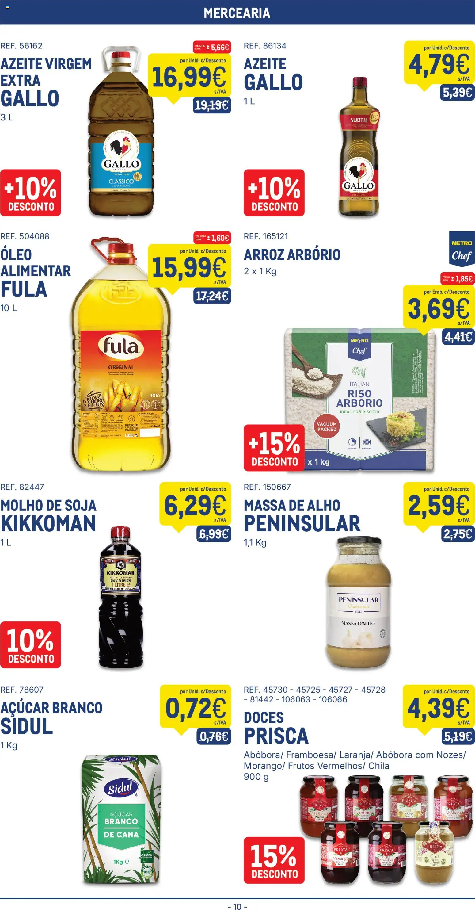 Makro folheto │ válido de 20/10/2026 | Página: 10 | Produtos: Molho de soja, Óleo, Arroz, Alho