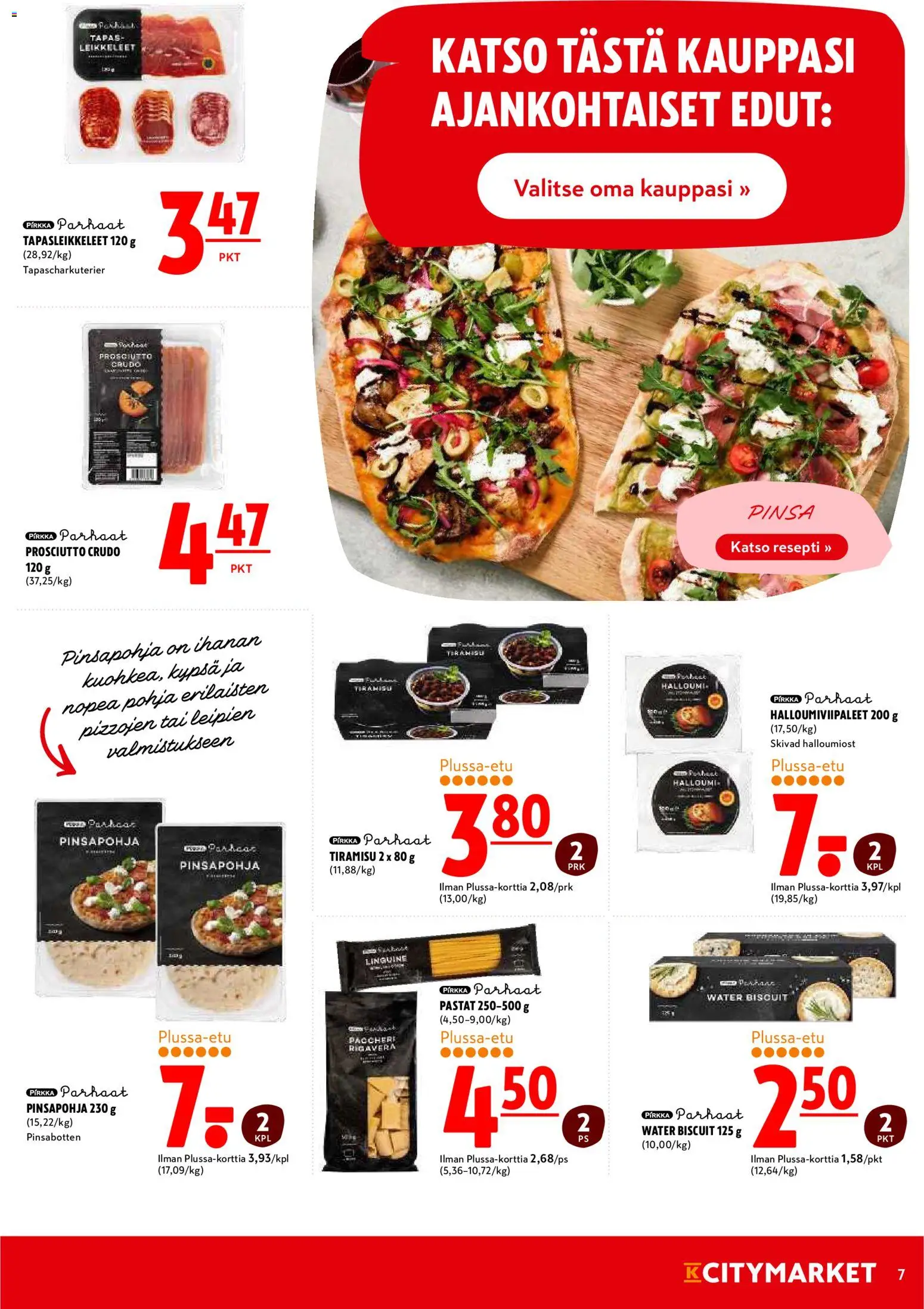 K-Citymarket tarjoukset – voimassa 16.04.2026 alkaen | Sivu: 7 | Tuotteet: Halloumi