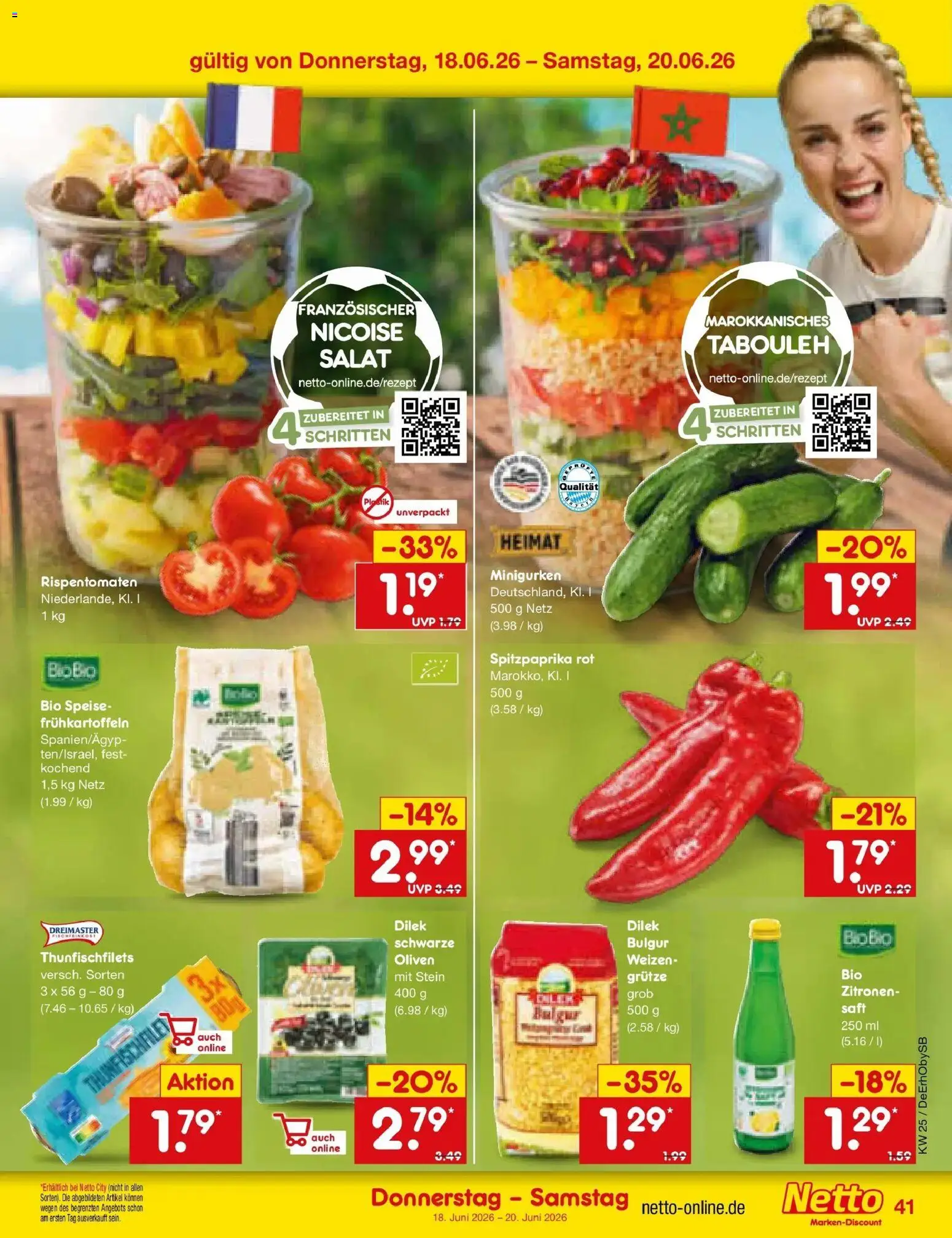 Netto Marken-Discount Prospekt Waiblingen-Bittenfeld – gültig ab 14.06.2026 | Seite: 53 | Produkte: Salat, Zitronen