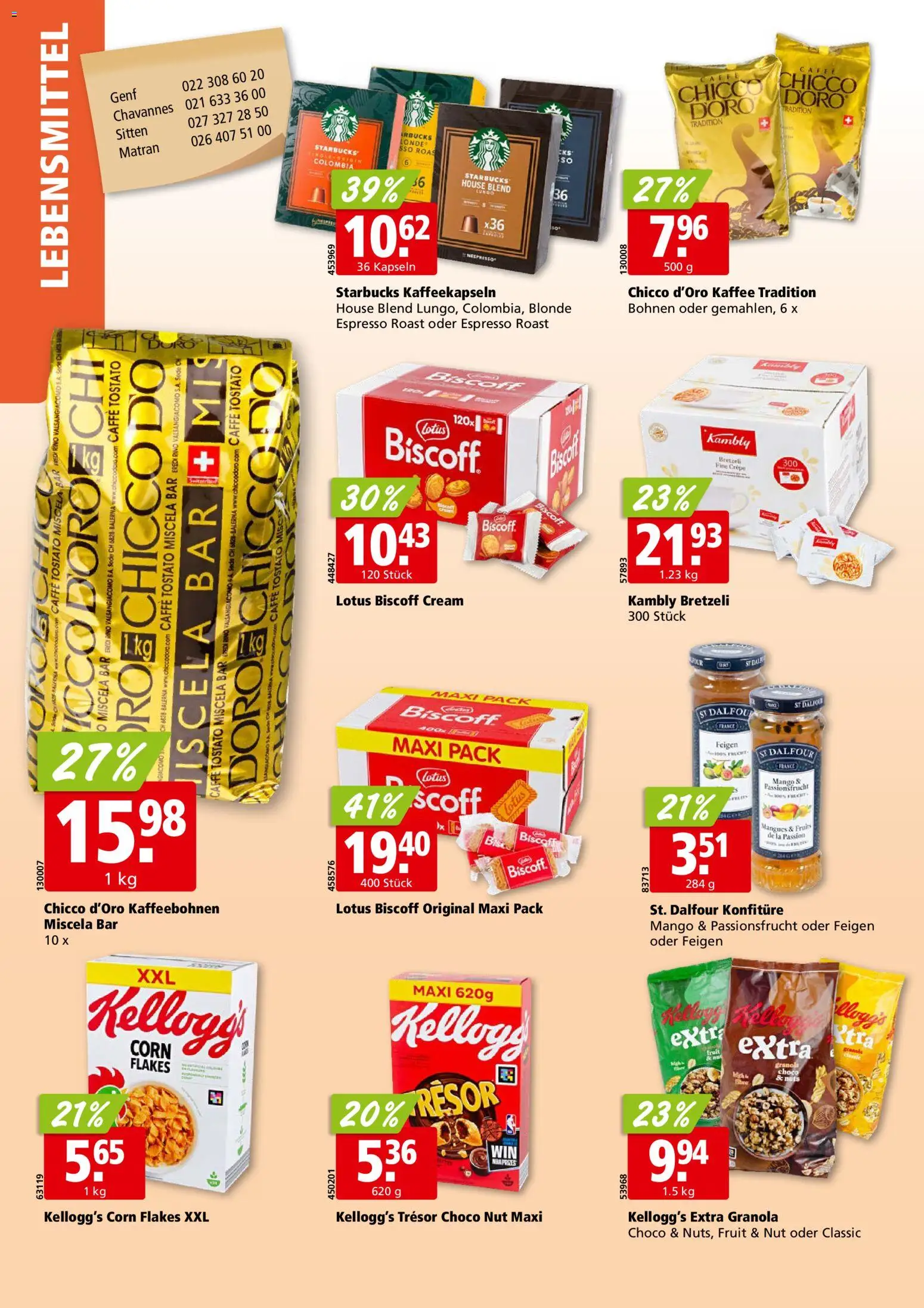 Aligro aktionen Chavannes, Matran, Genf, Sitten – gültig ab 05.10.2026 | Seite: 18 | Produkte: Kaffee, Mango