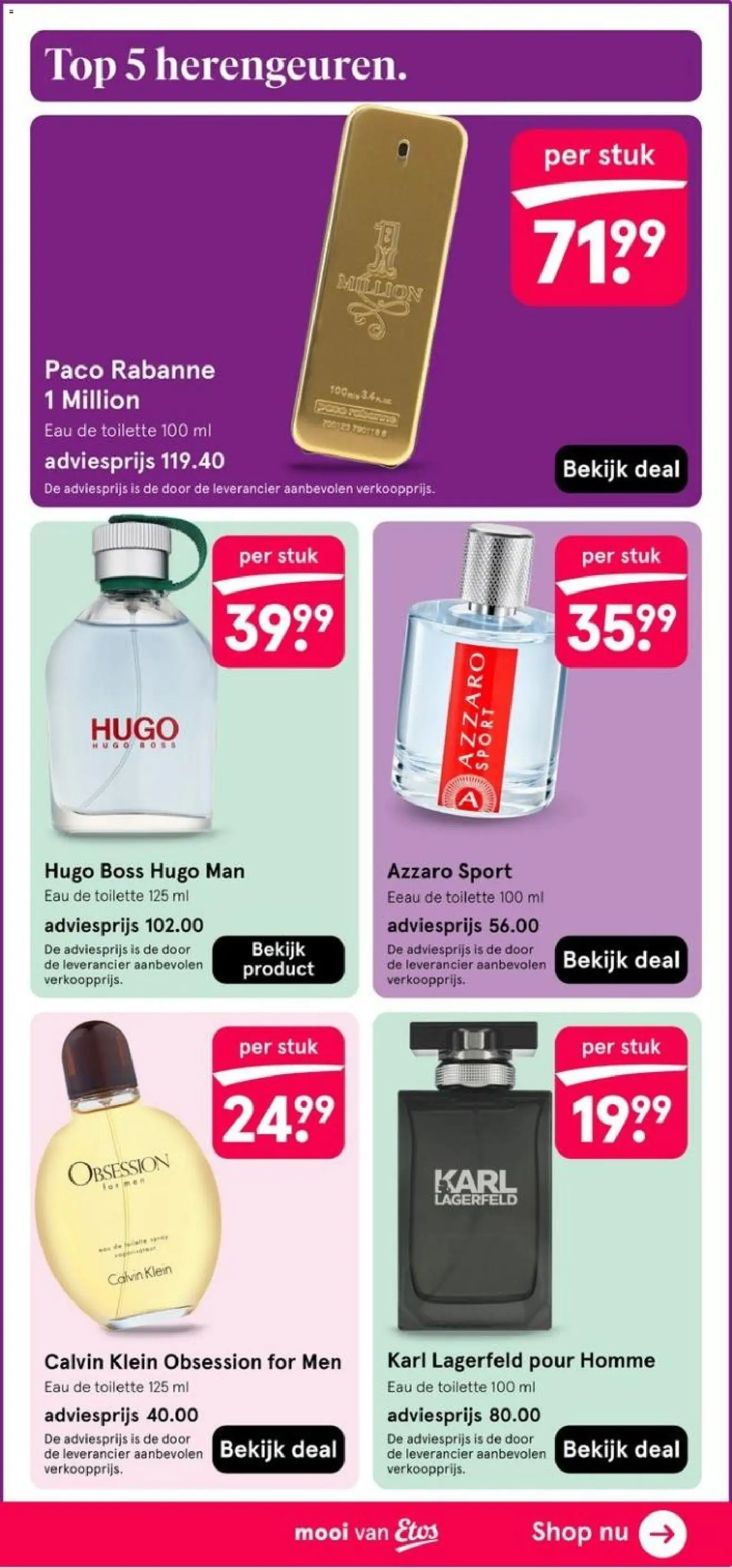 {H1} | Pagina: 35 | Producten: Eau de toilette