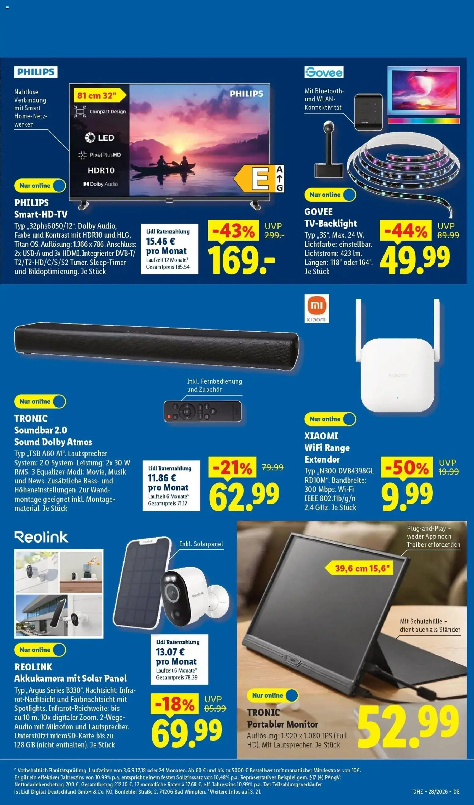 Lidl Prospekt Villingen-schwenningen – gültig ab 06.07.2026 | Seite: 45 | Produkte: Bad, Soundbar, Monitor, TV