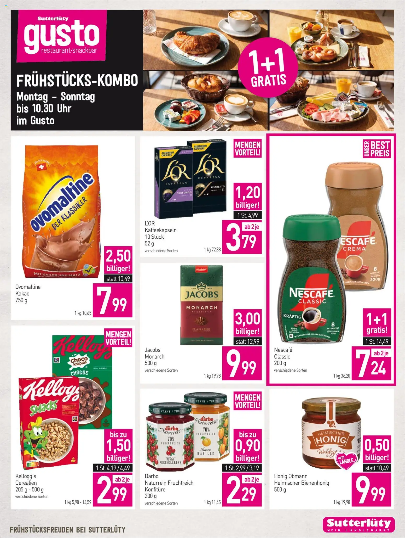 Sutterlüty Flugblatt gültig ab 22.10.2026 | Seite: 3 | Produkte: Uhr