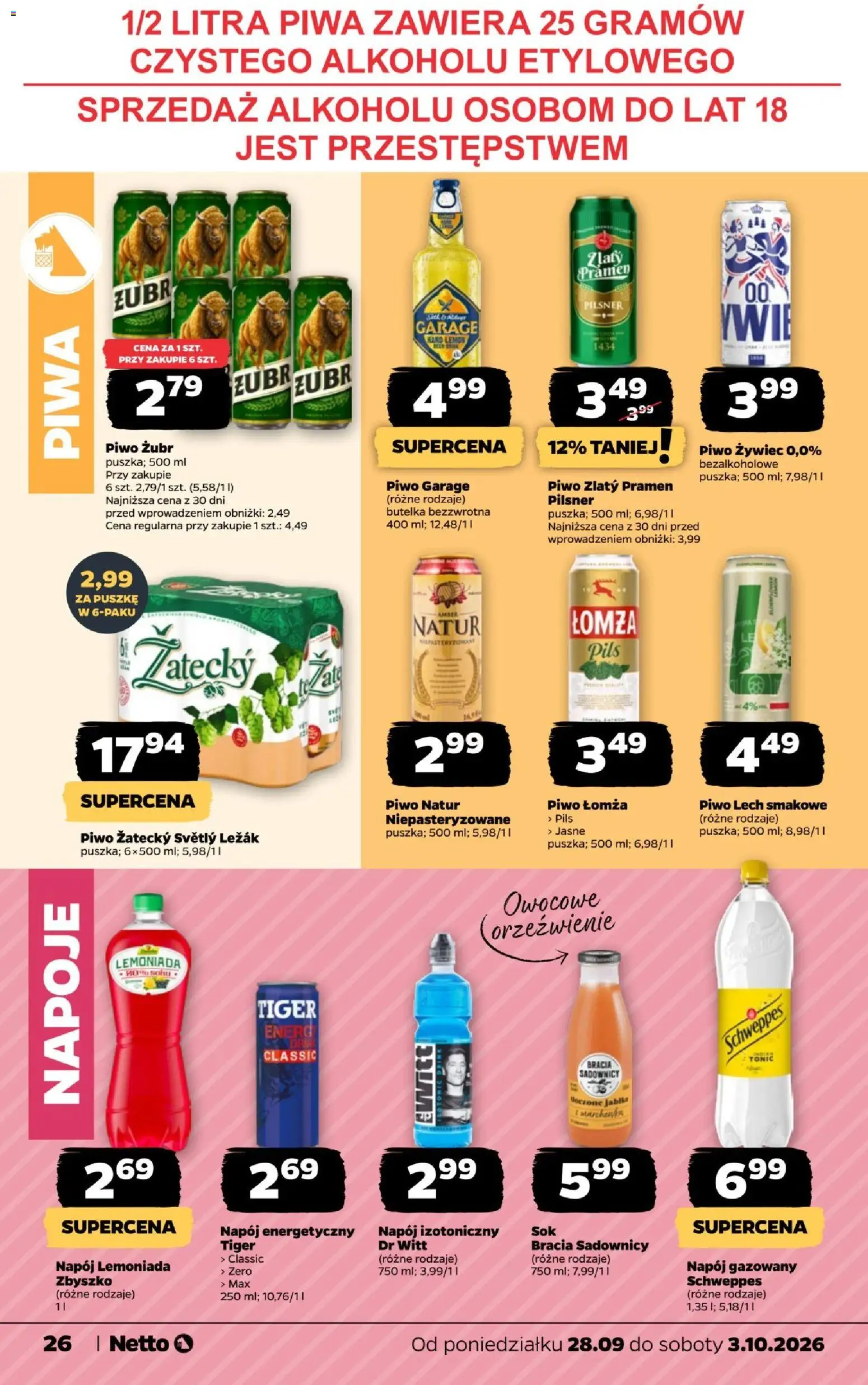 Netto gazetka od poniedziałku od 28.09.2026 | Strona: 26