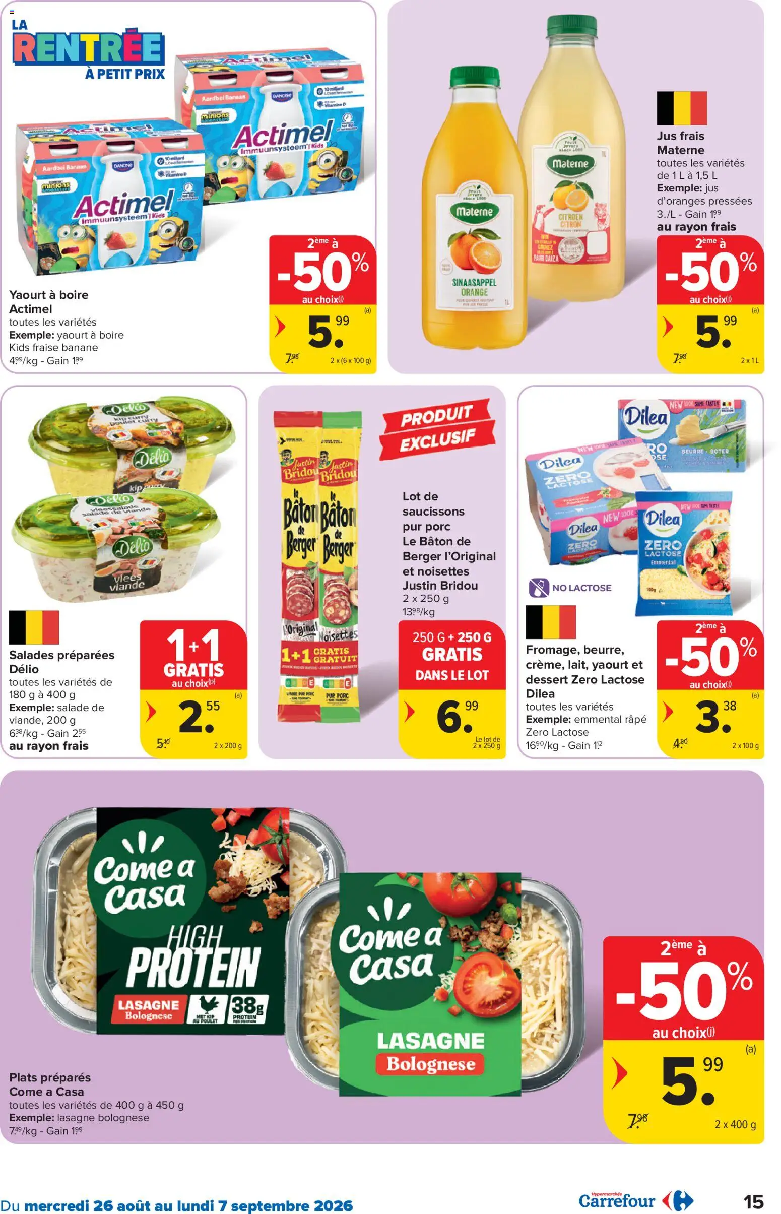 {H1} | Pagina: 15 | Producten: Vlees, Lasagne, Aardbei, Citroen