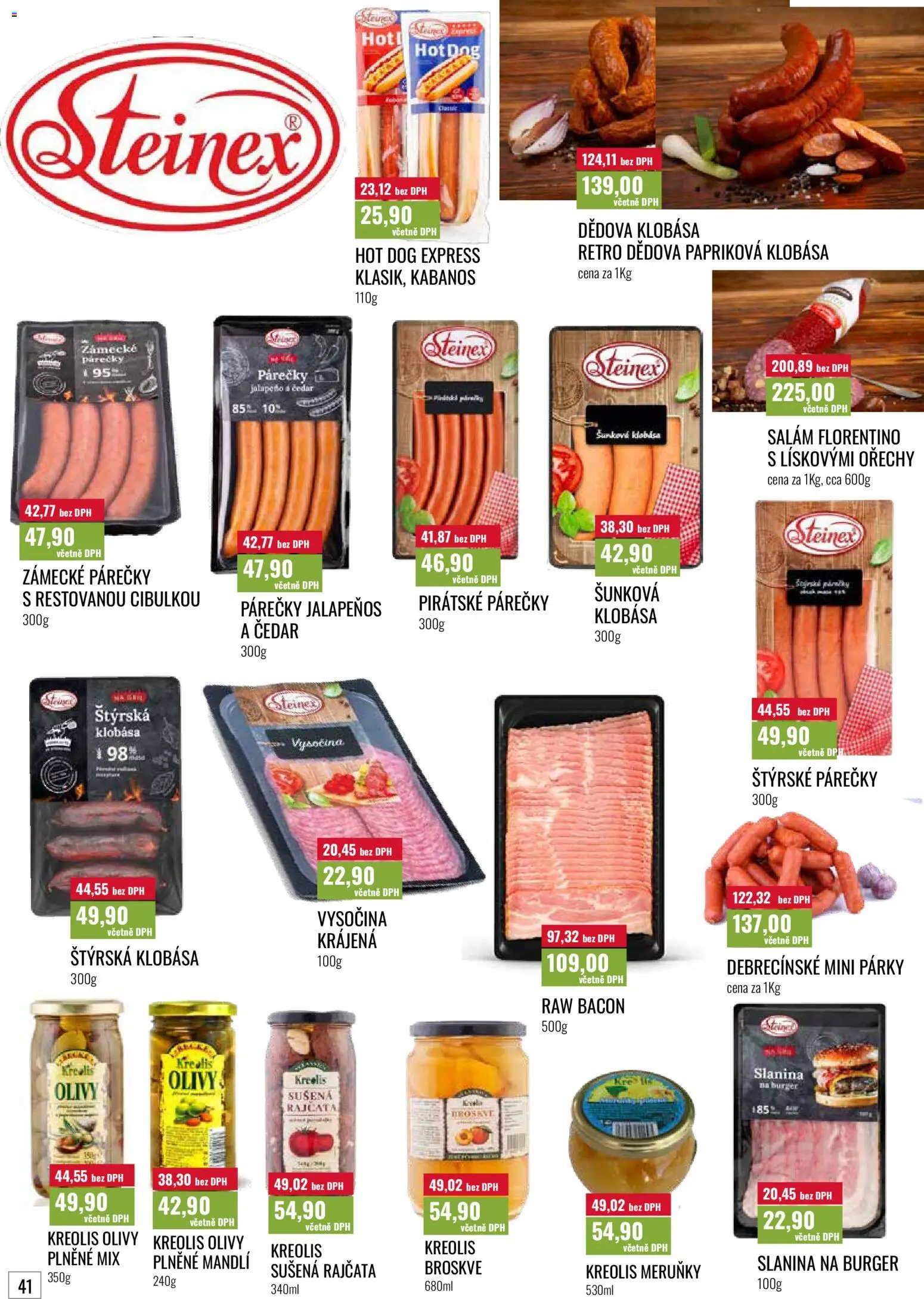 Ratio leták od 01.08.2026 | Strana: 42 | Produkty: Párky, Hot dog, Klobása, Meruňky
