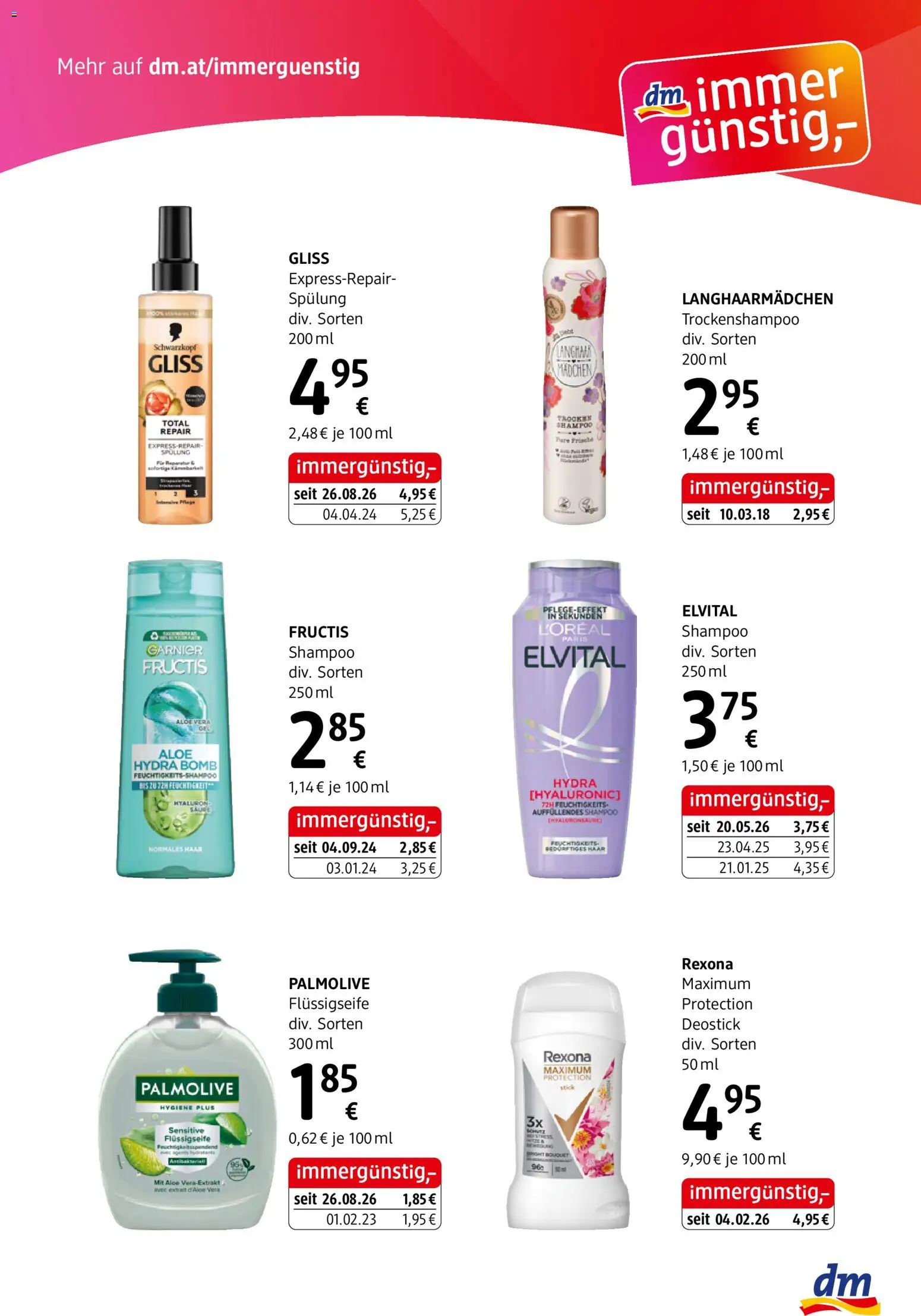 dm drogerie markt Journal express gültig ab 24.09.2026 | Seite: 4 | Produkte: Shampoo, Spülung