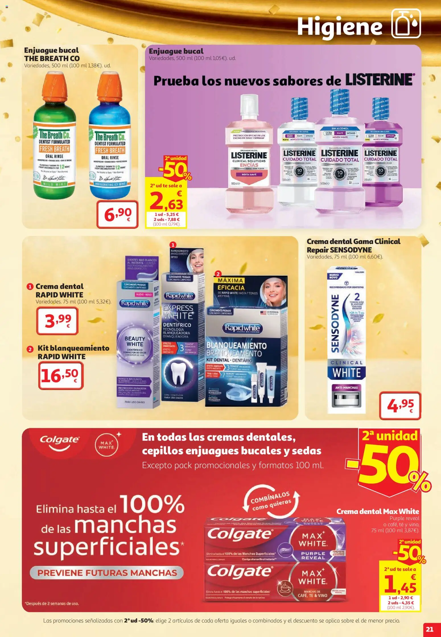 Alcampo HG Nacional │ válido desde el 22/10/2026 | Página: 21 | Productos: Corrector, Vino, Listerine, Alcohol