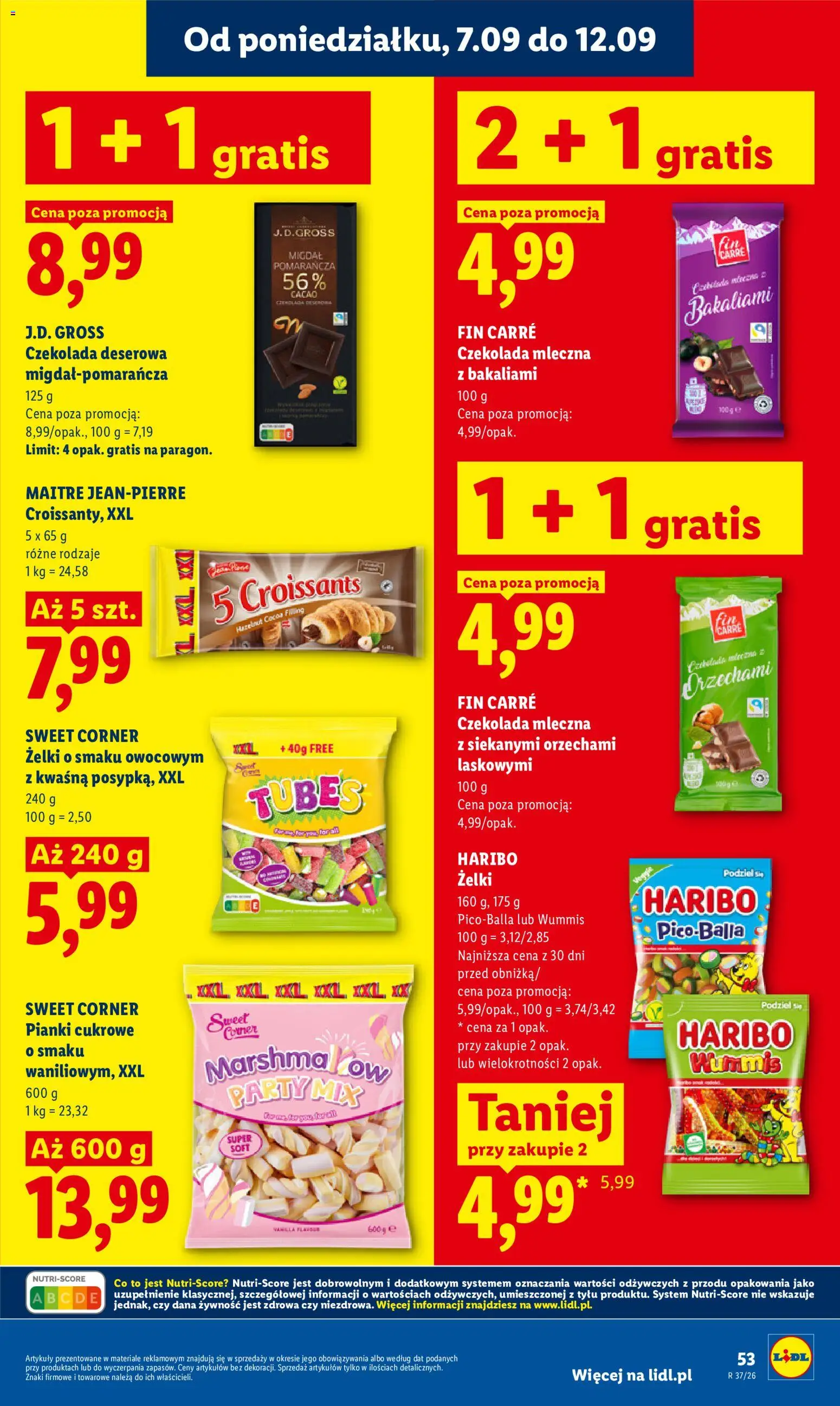 Lidl Polsko leták od 07.09.2026 | Strana: 53 | Produkty: Haribo, Party mix