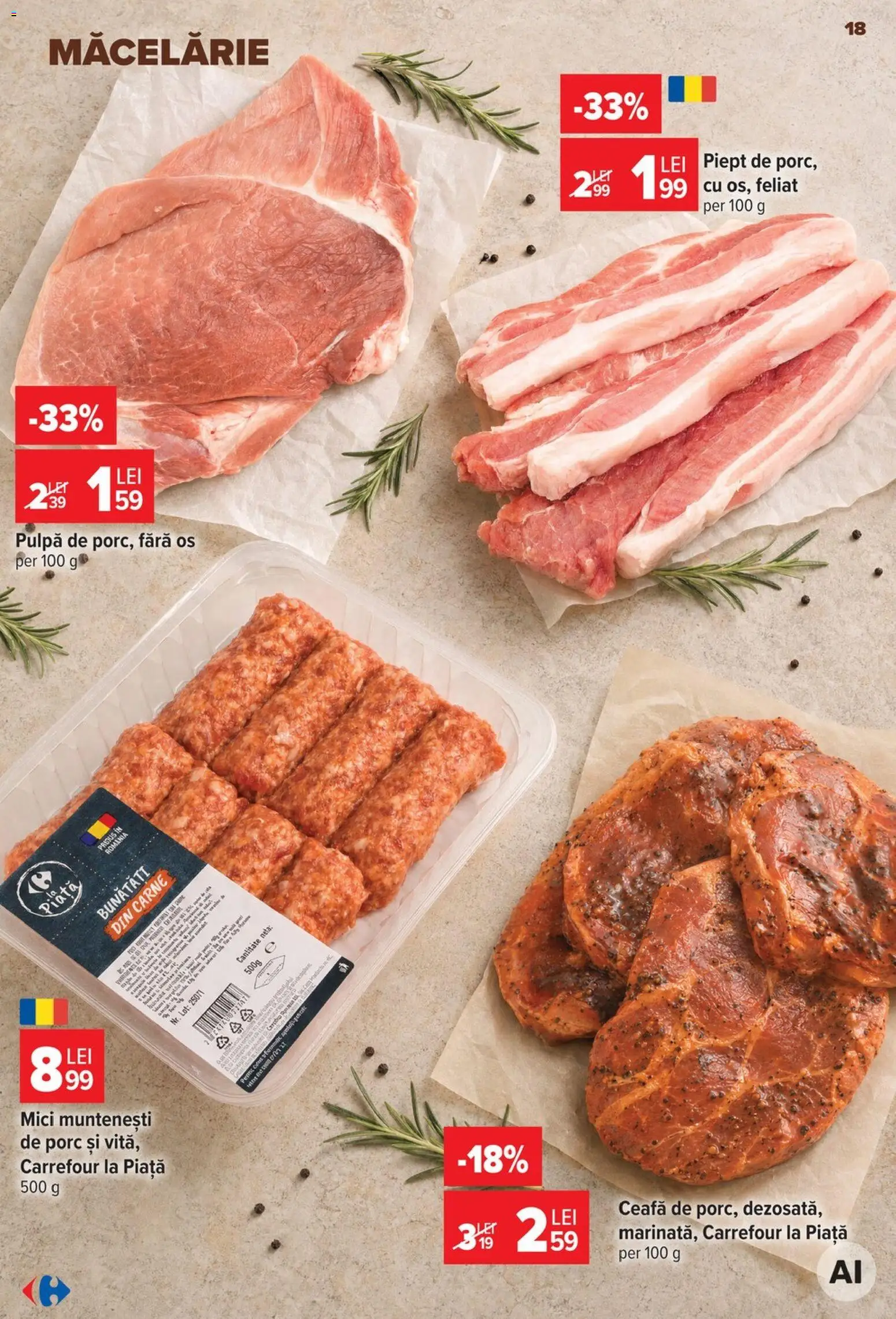 Noul catalog Carrefour – valabil de la 19.08.2026 | Pagină: 18 | Produse: Mici