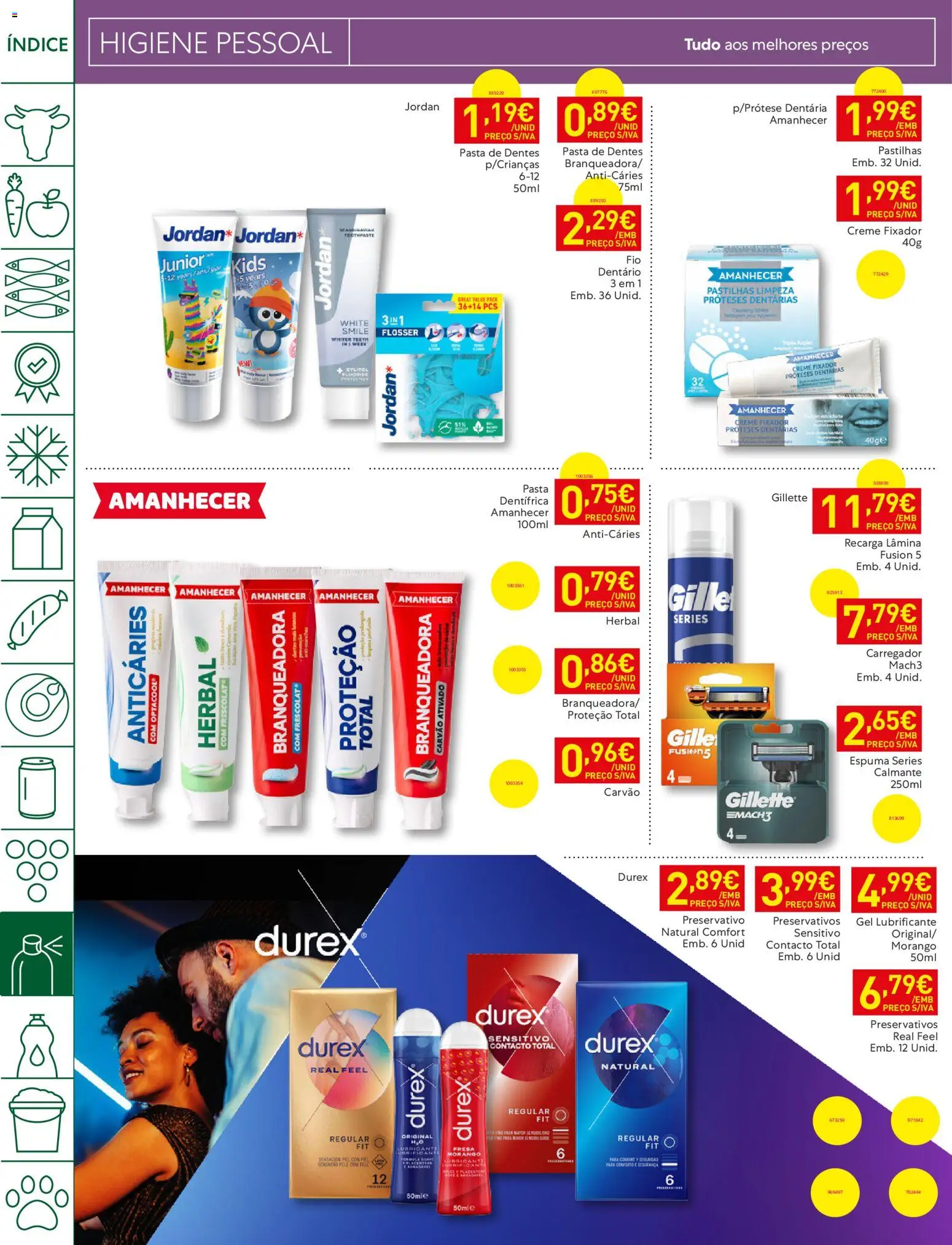 Recheio folheto Madeira │ válido de 08/09/2026 | Página: 34 | Produtos: Gel lubrificante, Pasta de dentes, Carvão ativado, Creme