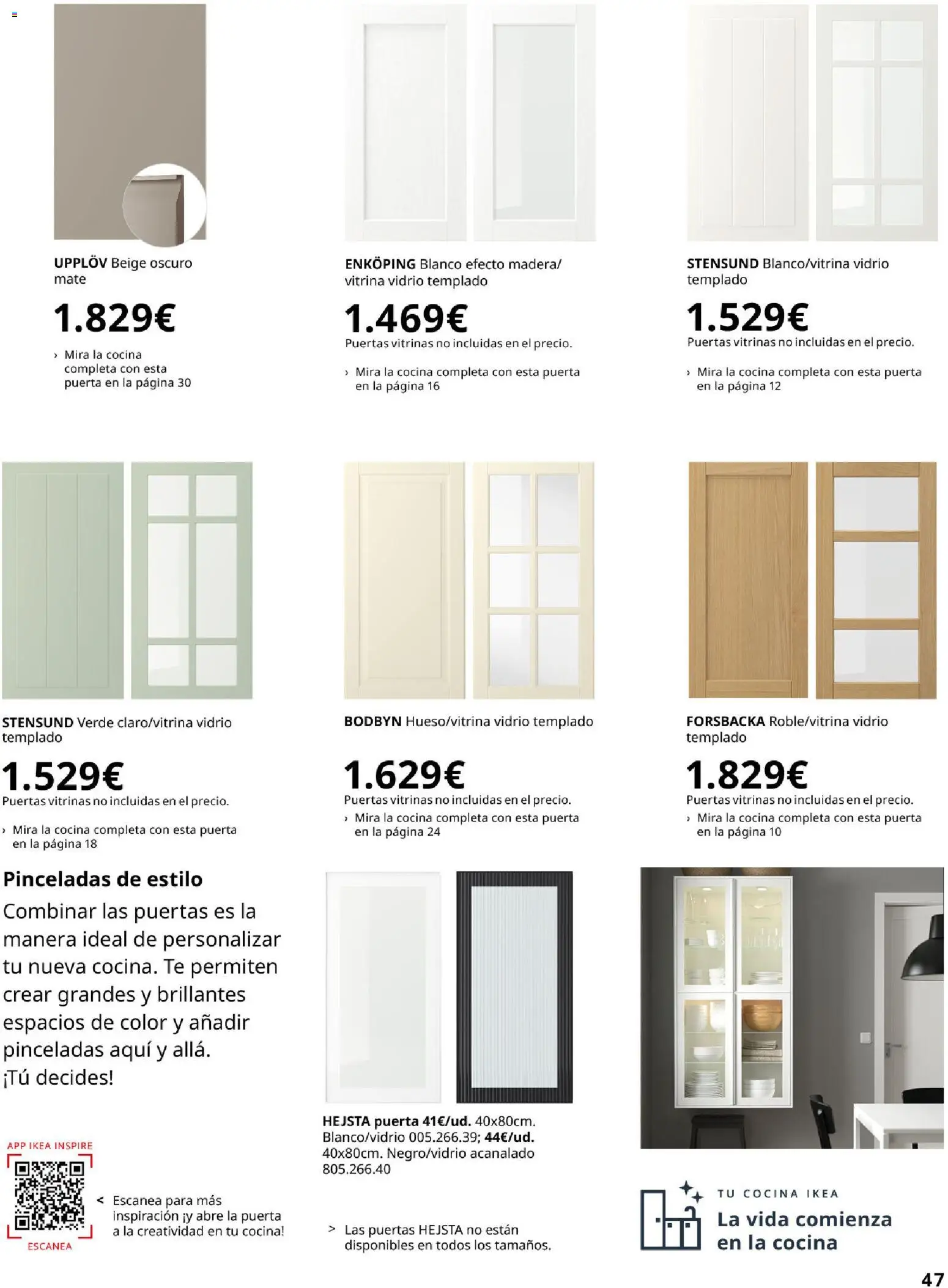 Catálogo IKEA Cocinas │ válido desde el 01/02/2026 | Página: 47 | Productos: Té, Cocina, Puertas