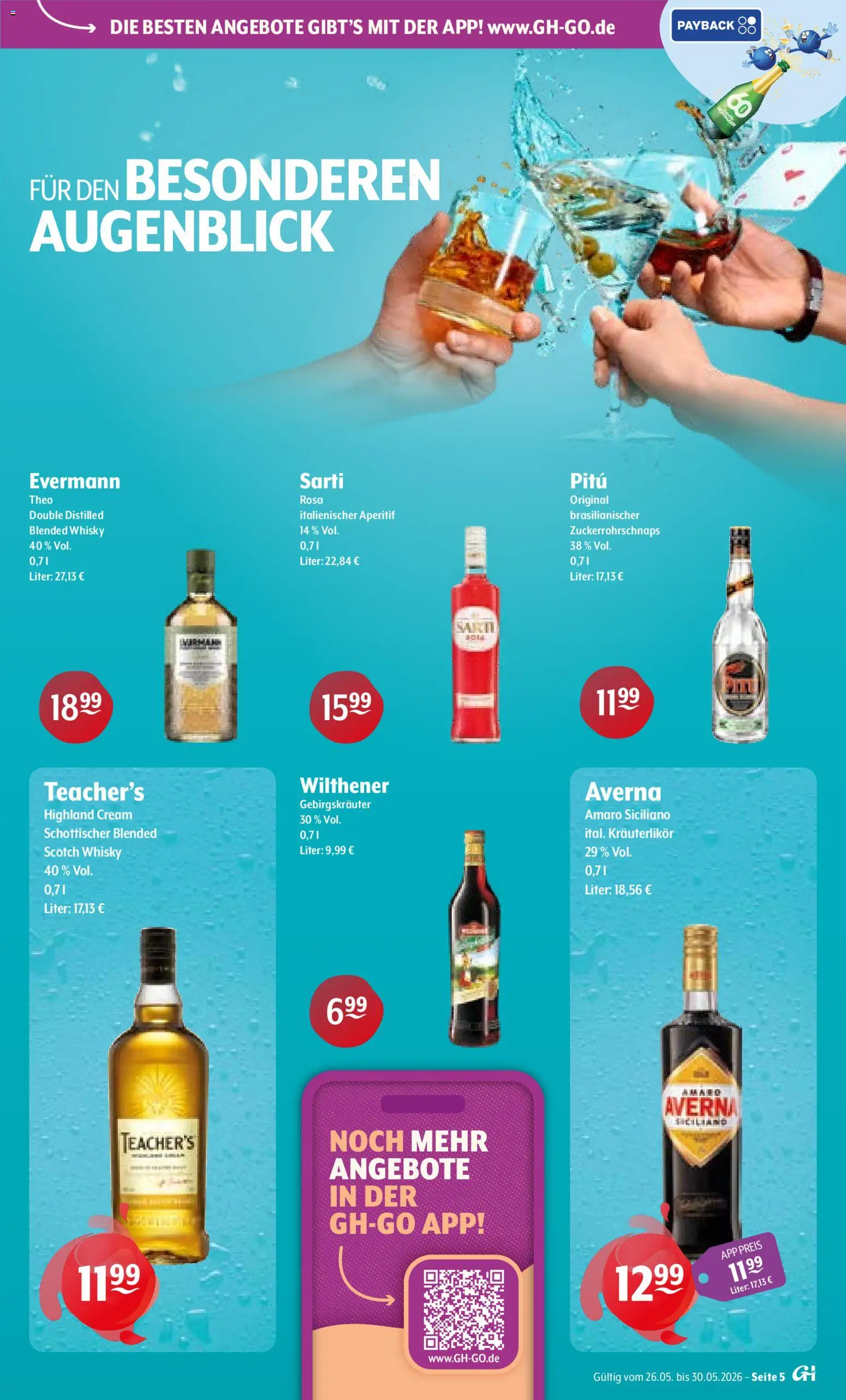 Trink und Spare Prospekt – gültig ab 26.05.2026 | Seite: 5 | Produkte: Whisky, Wilthener