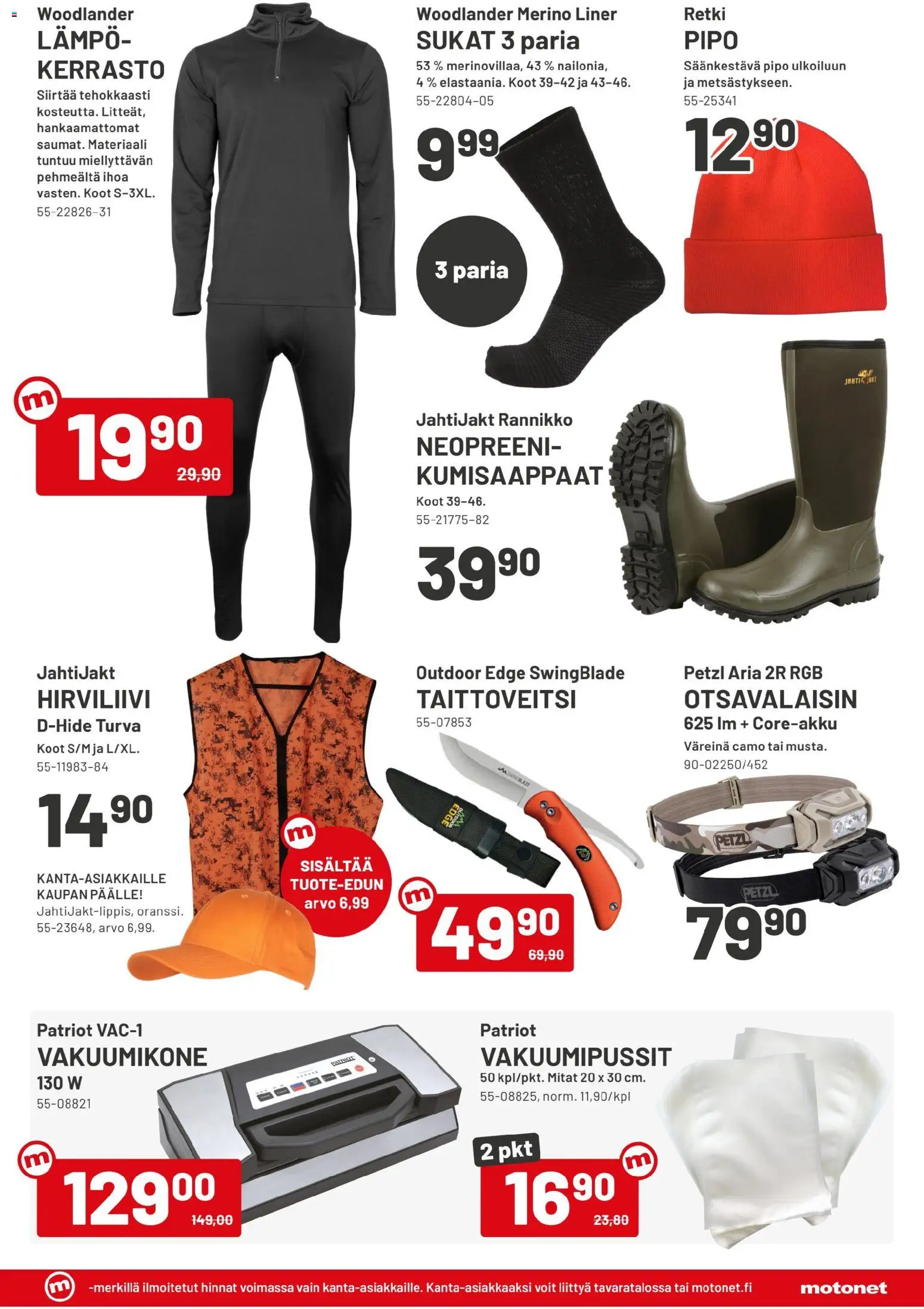 Motonet tarjoukset – voimassa 23/09/2026 alkaen | Sivu: 11 | Tuotteet: Kana, Kanafilee, Voi