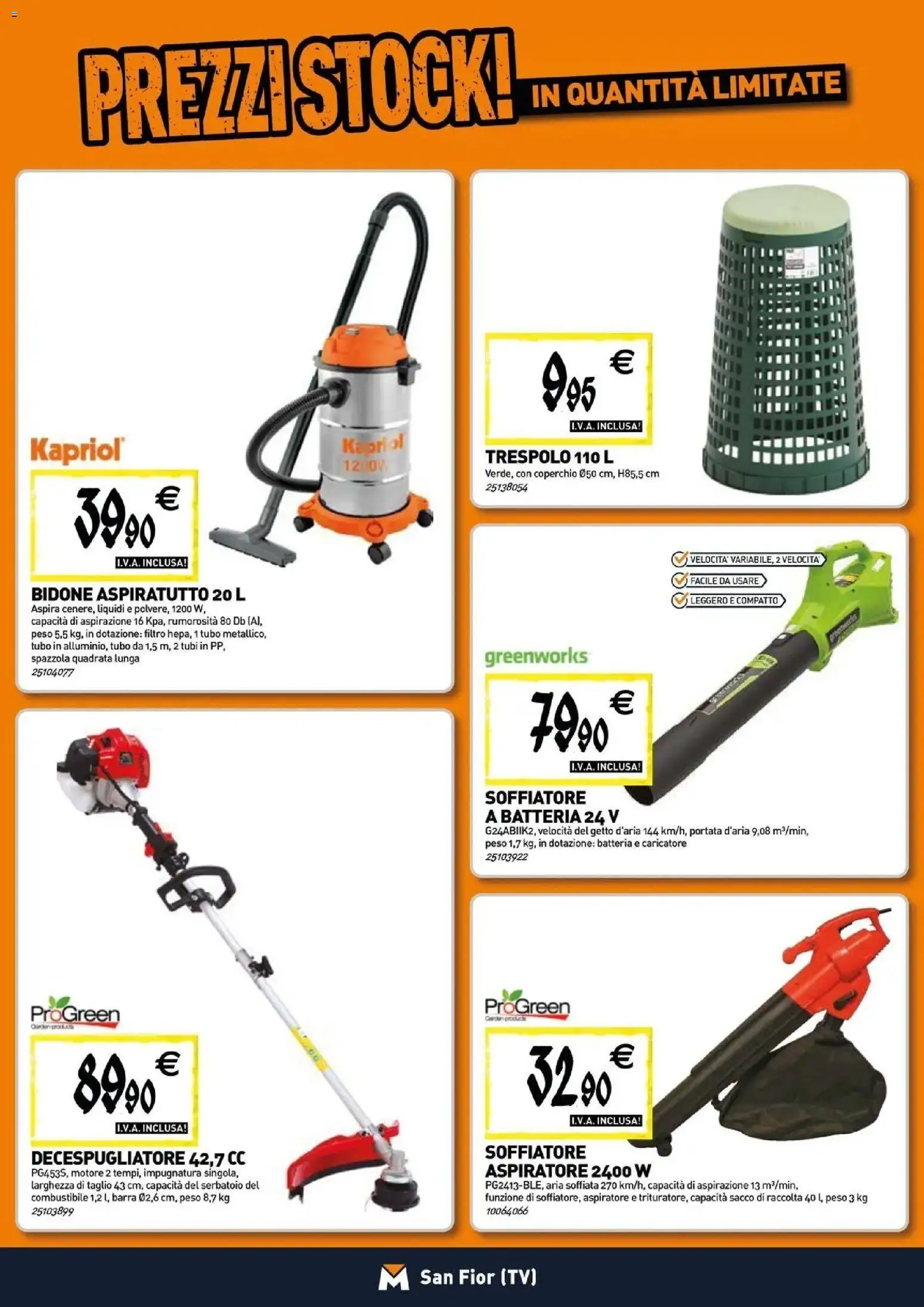 Nuovo TECNOMAT catalogo San Fior dal 27/08/2026 > offerte anteprima 🛍️ | Pagina: 18 | Prodotti: Taglio, Decespugliatore, TV, Tubi