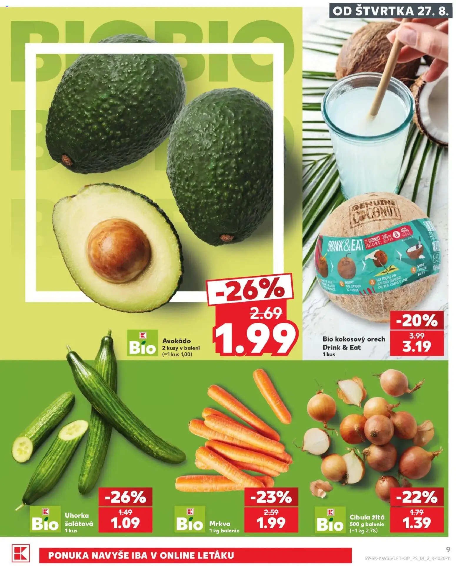 Nové Kaufland akcie – leták je platný od 27.08.2026 | Strana: 9