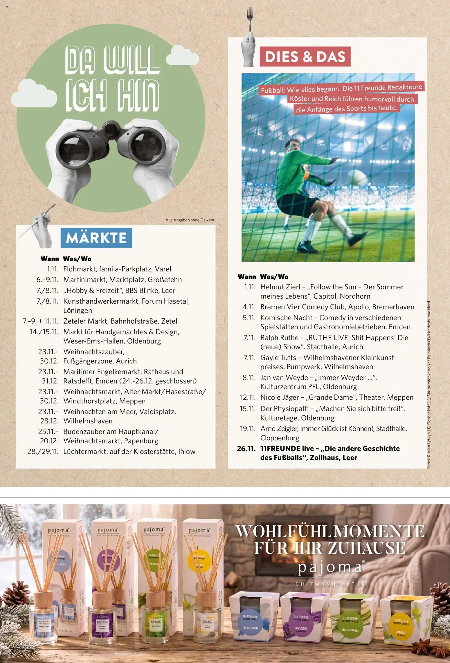 Famila Nordwest myTime – gültig ab 01.11.2026 | Seite: 78 | Produkte: Fußball, Vanille, Lavendel