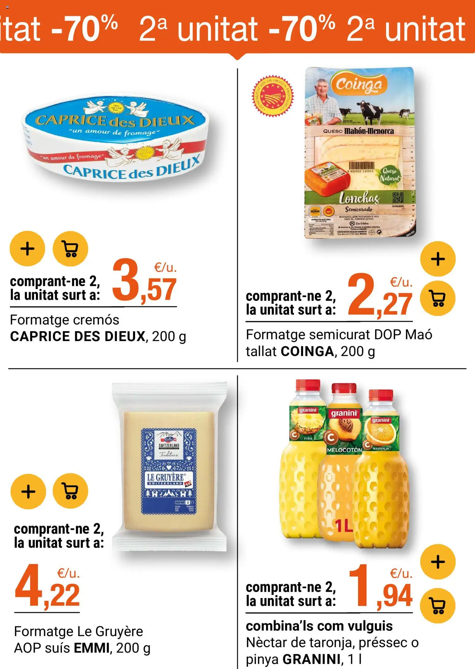 Bonpreu folleto │ válido desde el 16.06.2026 | Página: 15 | Productos: Leche, Queso, Piña, Néctar