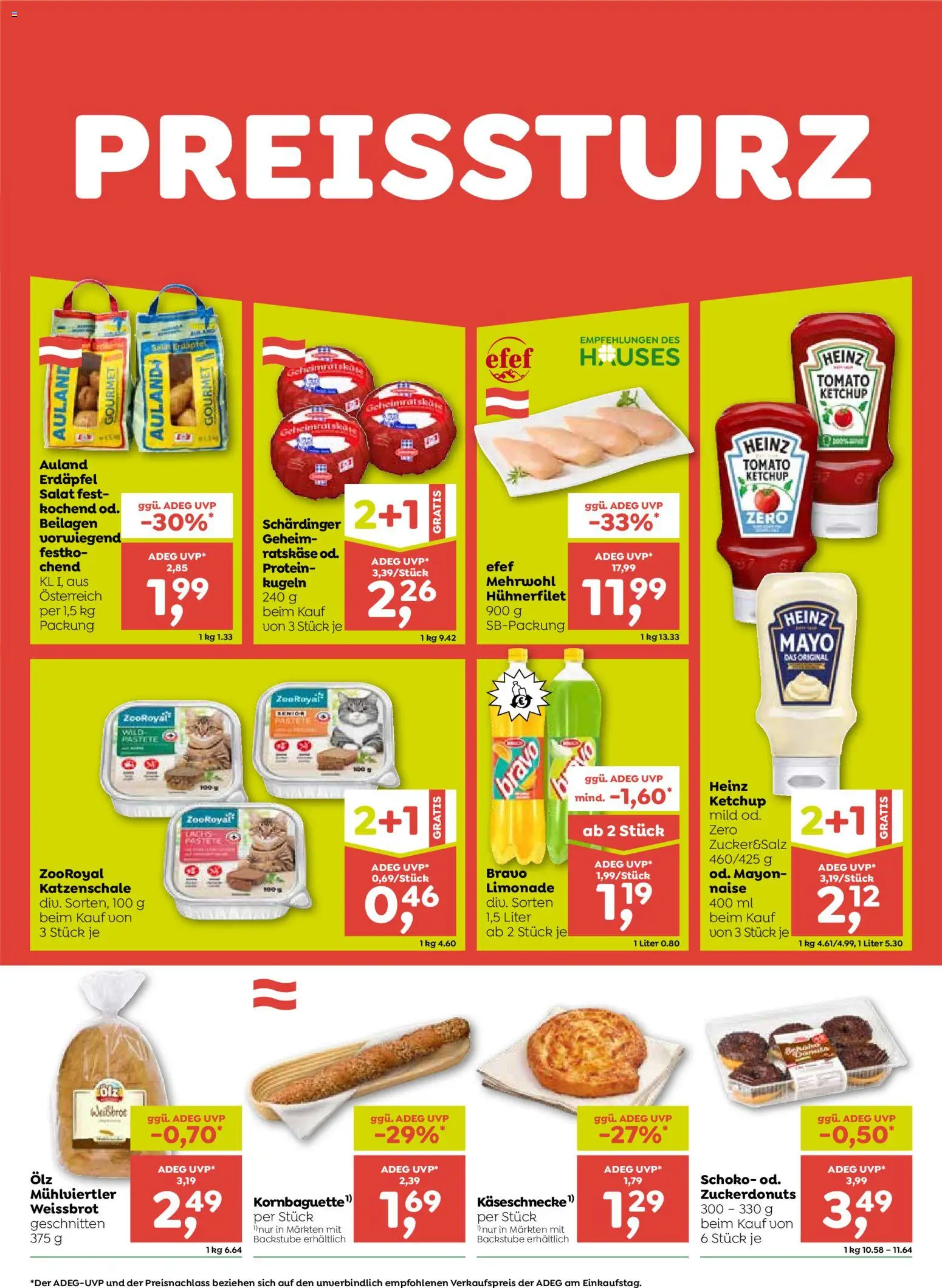 ADEG Flugblatt gültig ab 15.10.2026 | Seite: 2 | Produkte: Ketchup, Salat, Pastete
