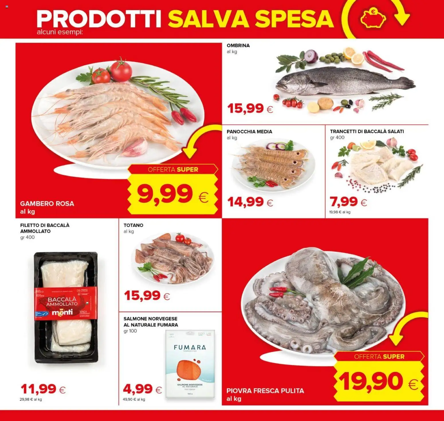 Volantino Tigre del 08/10/2026 | Pagina: 3 | Prodotti: Salmone, Filetto, Totano