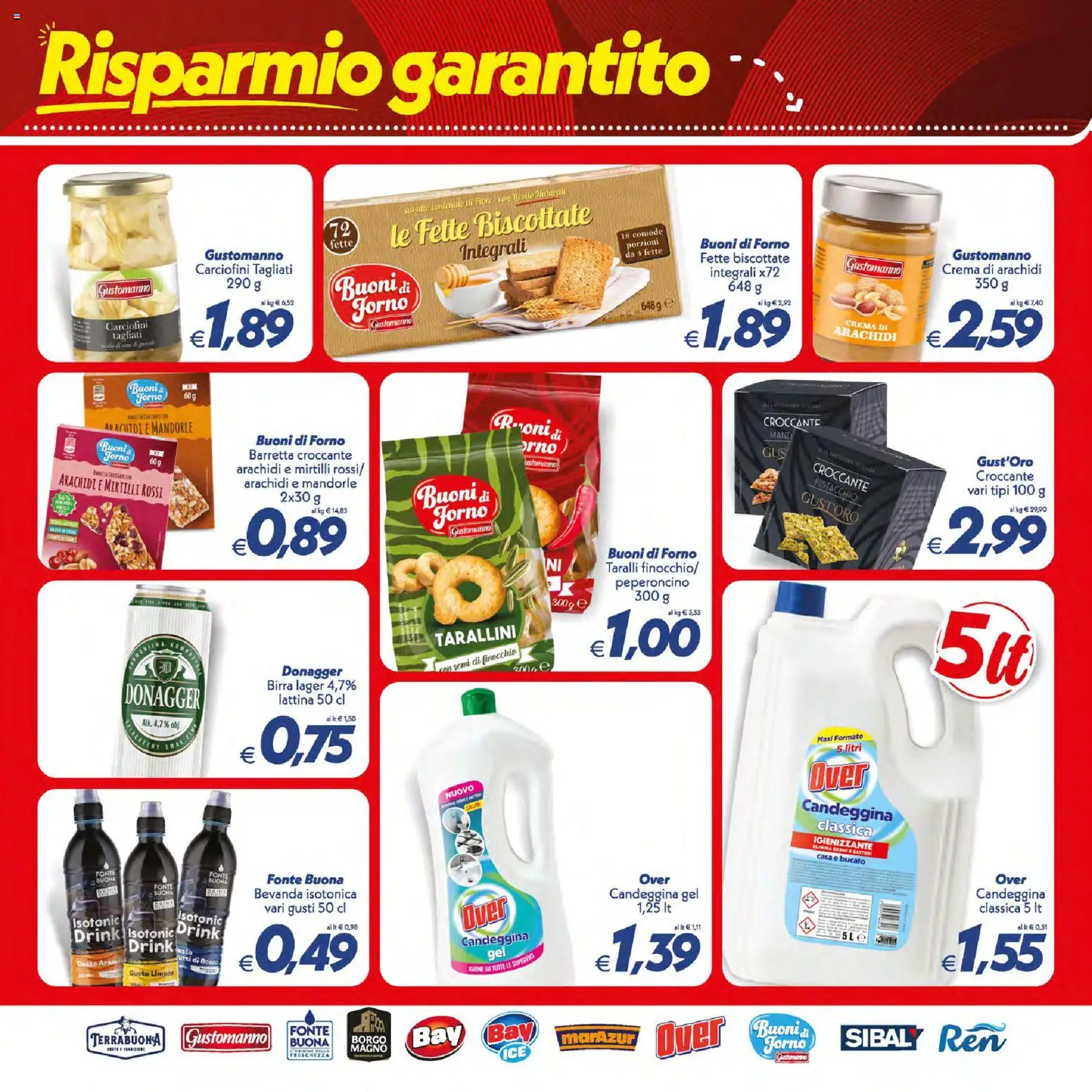 Volantino SuperConveniente del 09/07/2026 | Pagina: 7 | Prodotti: Birra, Candeggina, Peperoncino, Fette biscottate