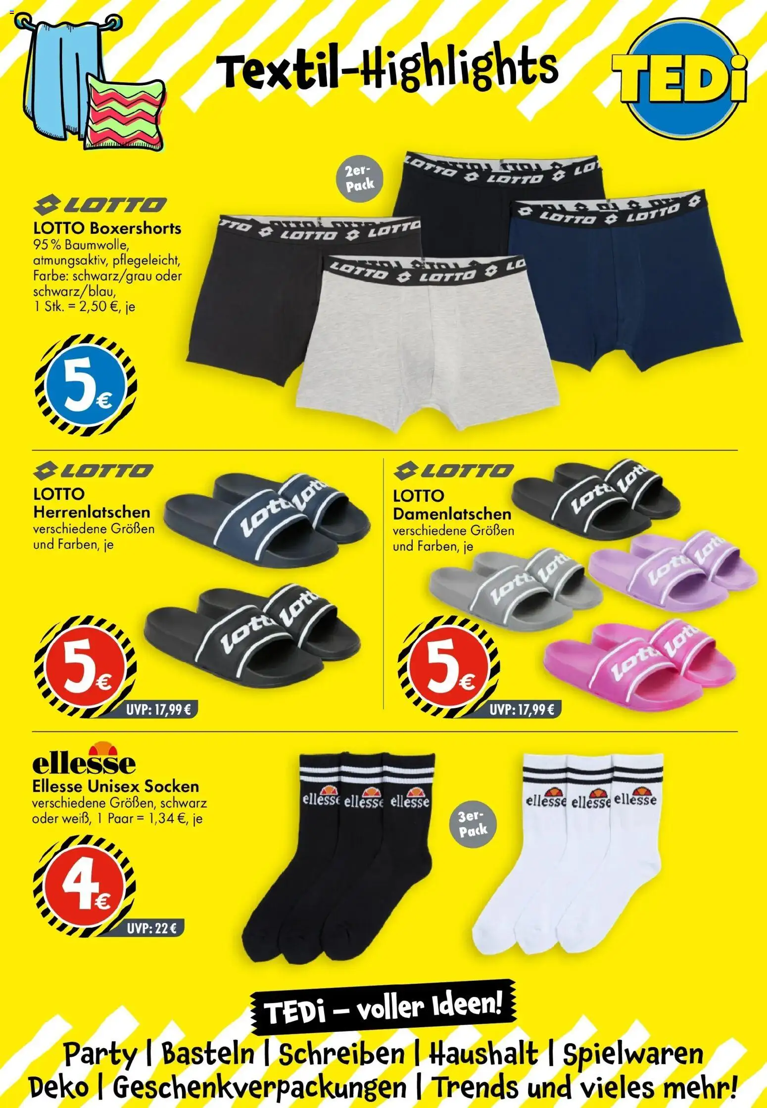 TEDi Prospekt Möser (ab 12.08.2026) zum Blättern | Seite: 7 | Produkte: Socken
