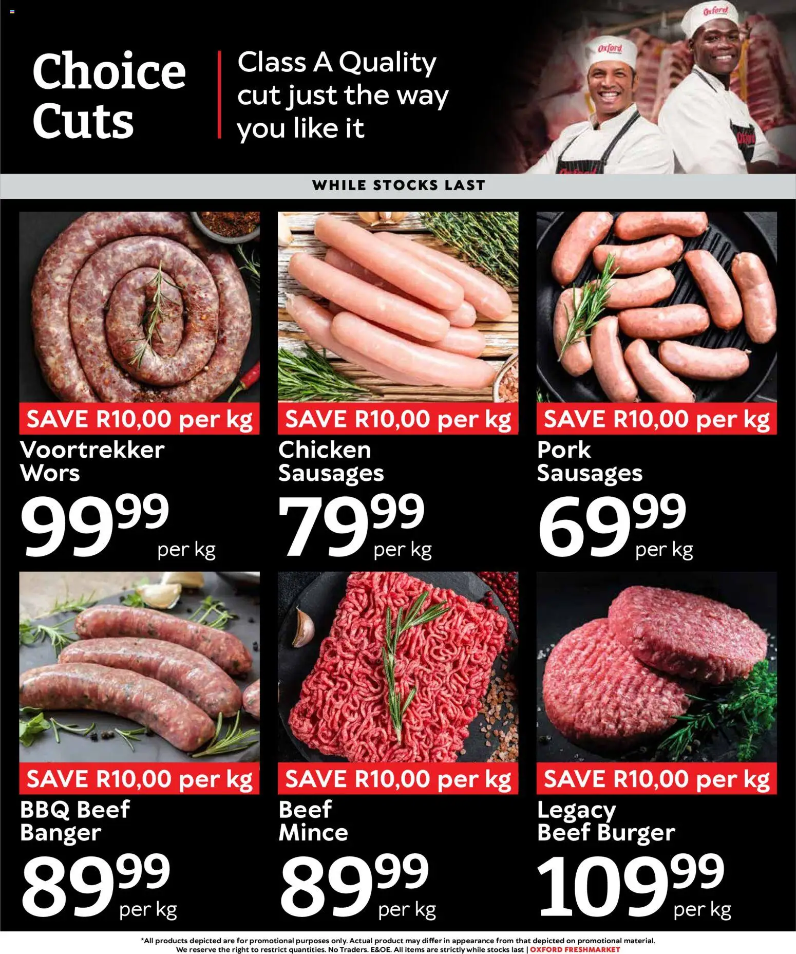New Oxford Freshmarket catalogue – valid from 05/08/2026 | Page: 4 | Products: Chicken, Pork, Beef